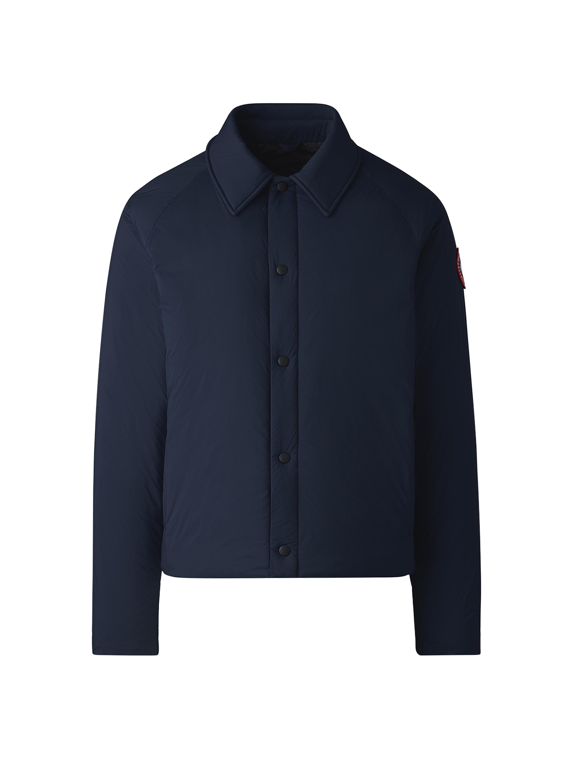 Canada Goose Men's Lodge Coach Nylon & Down Jacket - Atlantic Navy