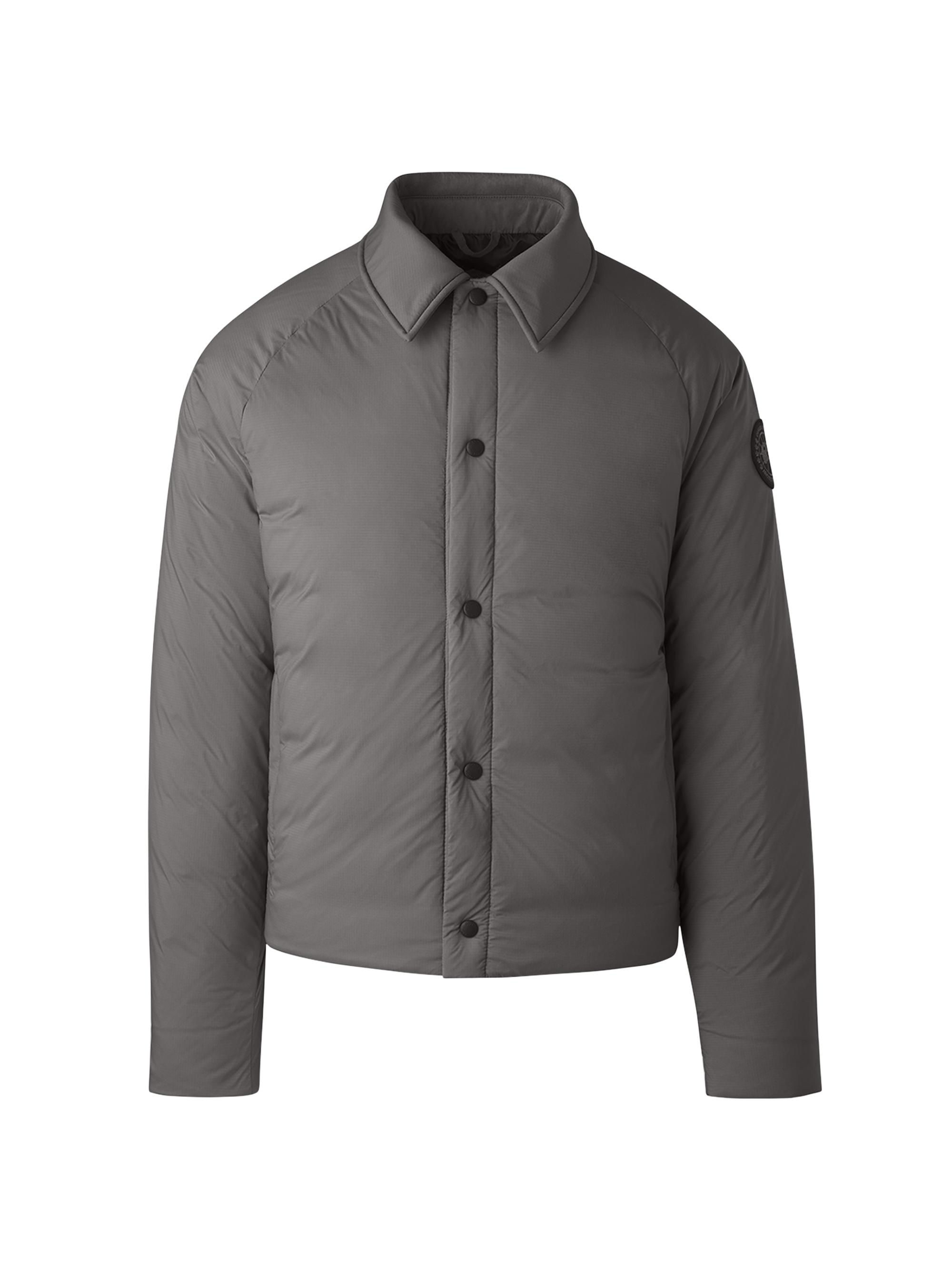 Canada Goose Men's Lodge Coach Nylon & Down Jacket - Coastal Grey