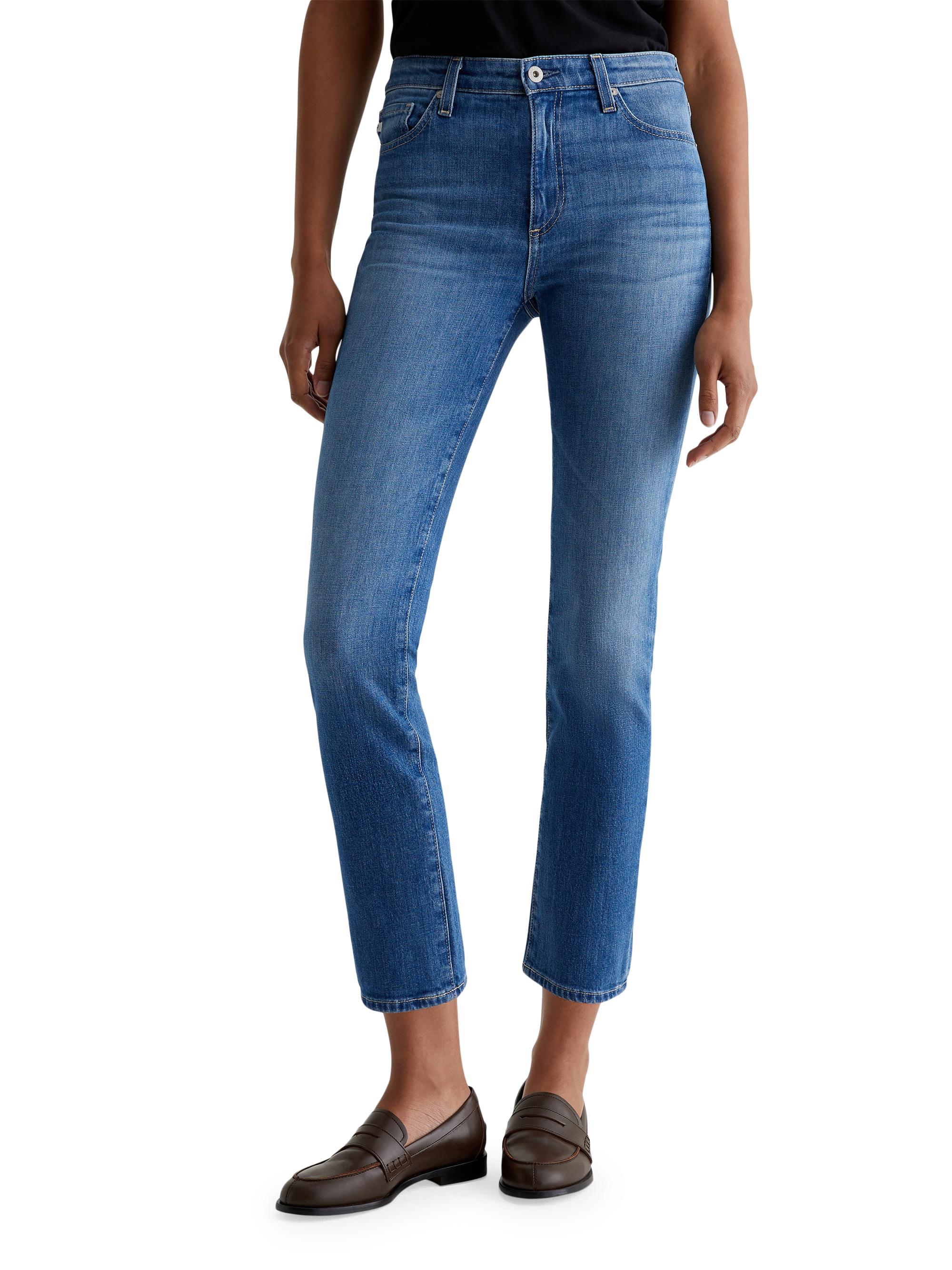 AG Jeans Women's Mari Mid-Rise Stretch Cropped Slim Jeans - Runway