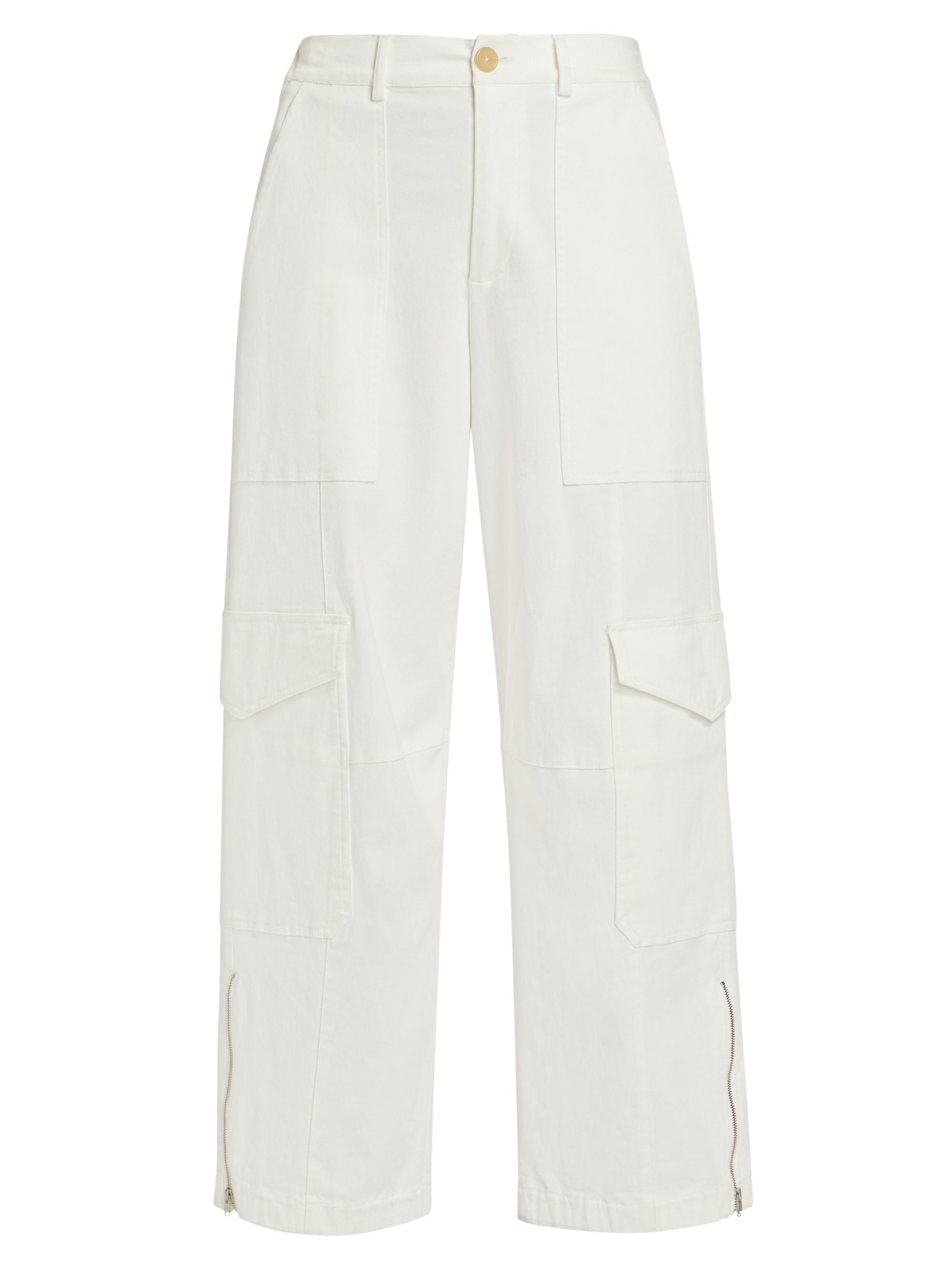 ATM Anthony Thomas Melillo Women's Stretch-Cotton Twill Cargo Pants - Midnight Wash