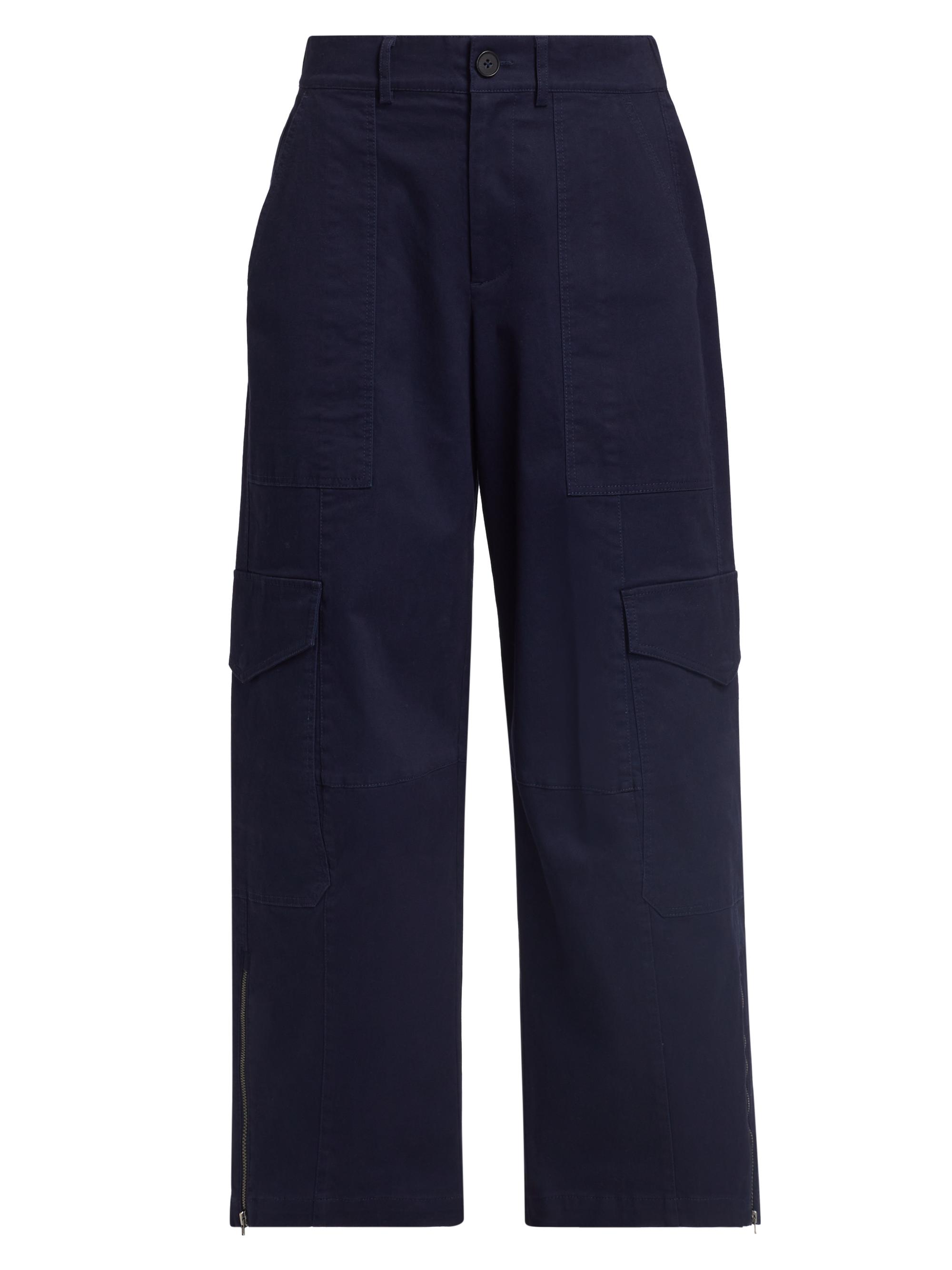 Stretch-Cotton Twill Cargo Pants