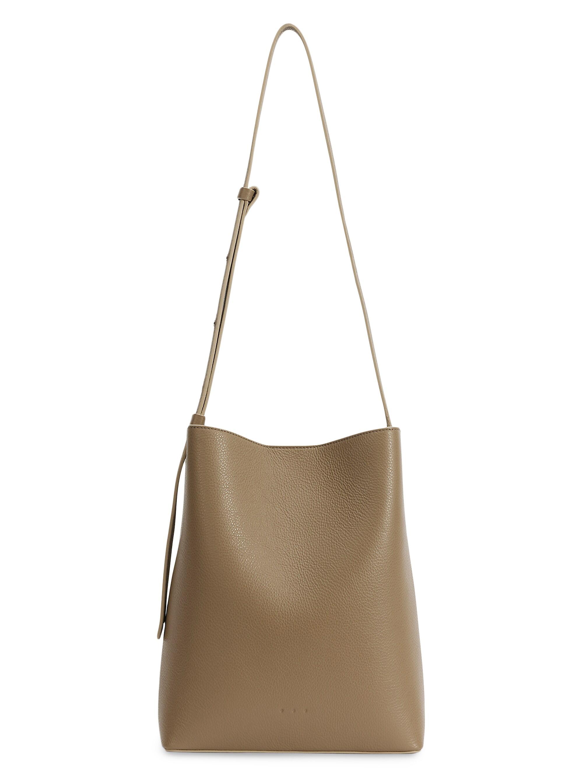 Aesther Ekme Women's Sac Grainy Leather Bucket Bag - Grain Terra