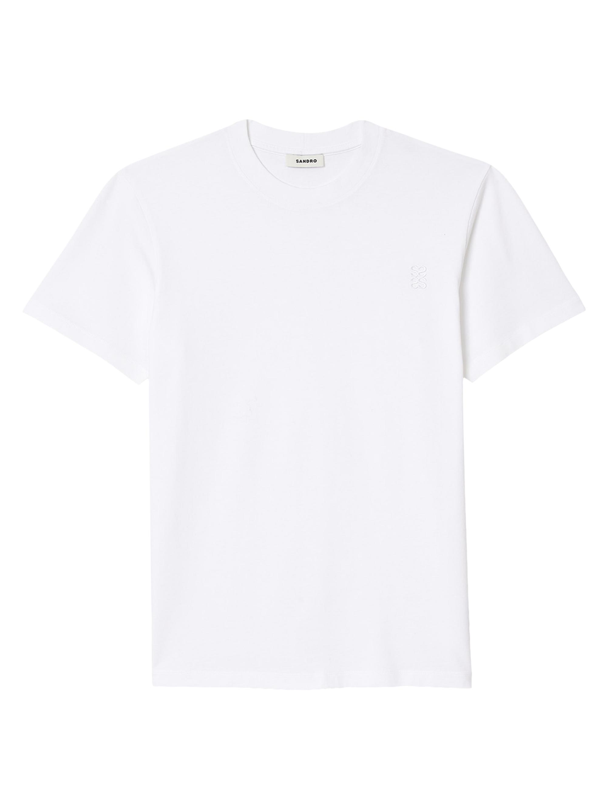 Sandro Men's Cotton T-Shirt - White