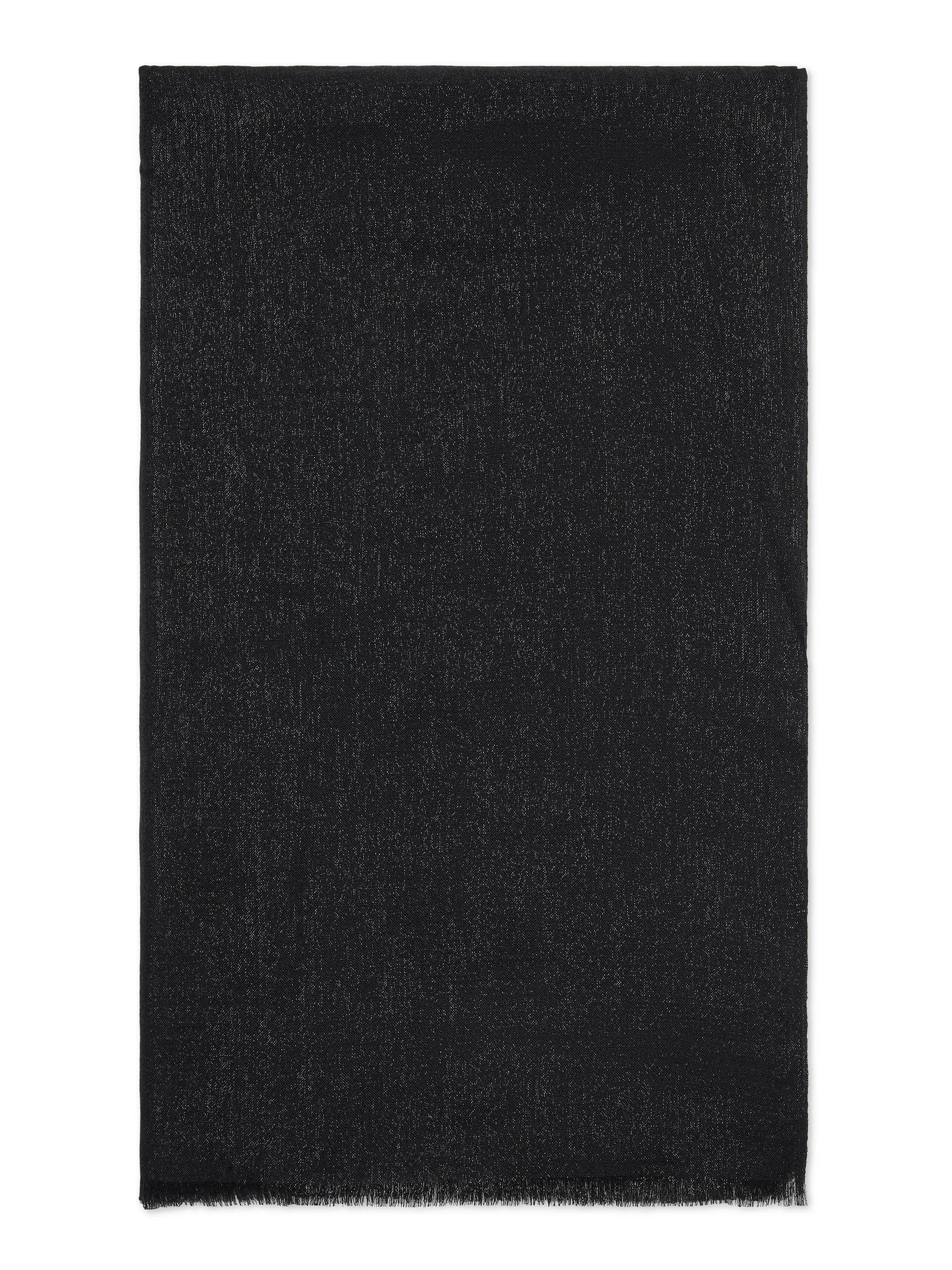 Brunello Cucinelli Women's Cashmere and Silk Sparkling Scarf - Black