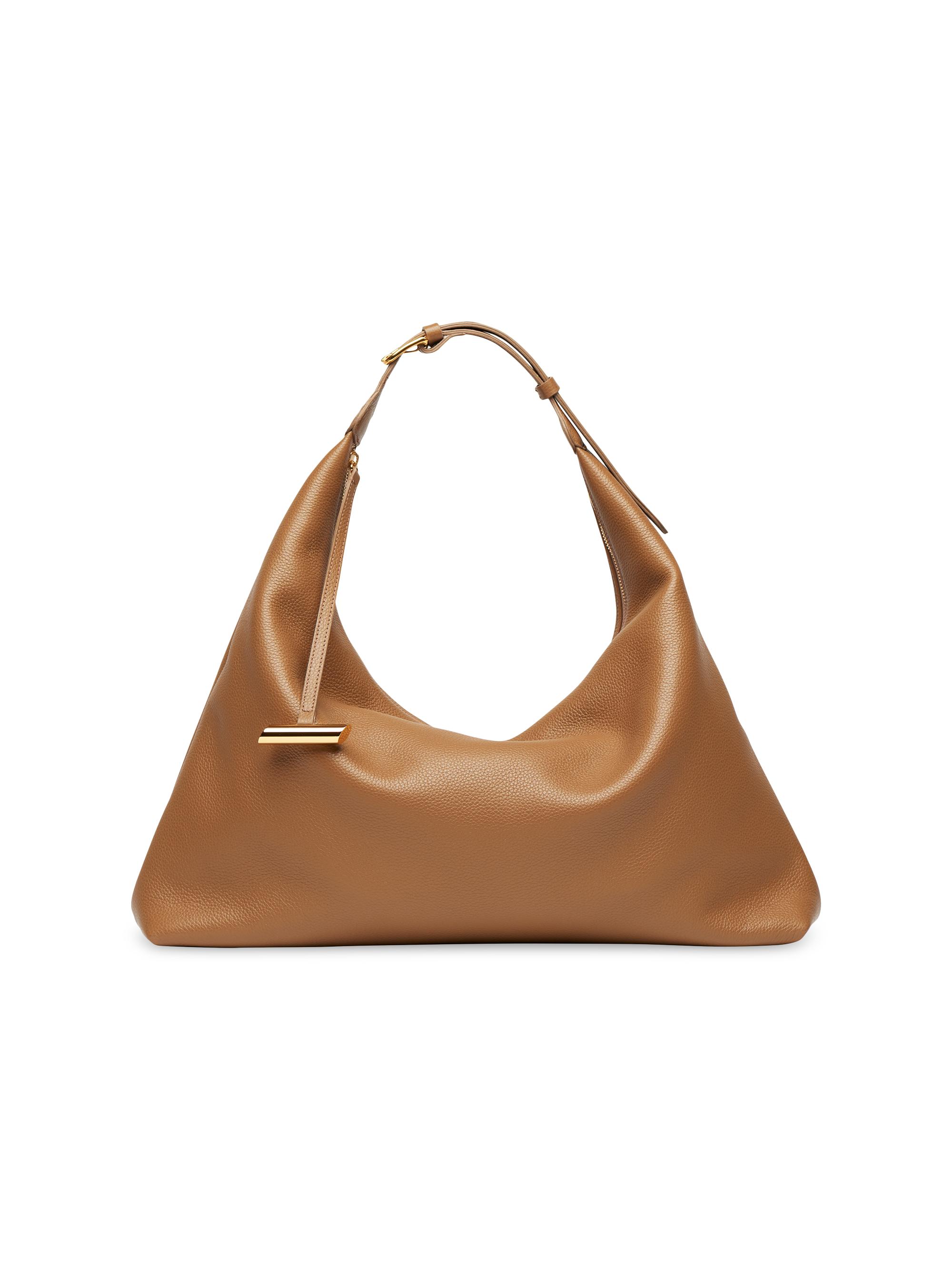 Liffner Women's Pillow Leather Hobo Bag - Mushroom