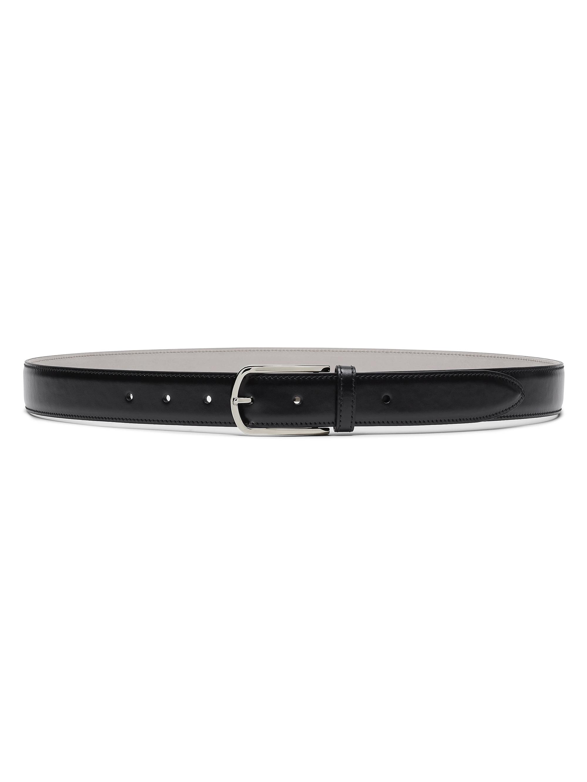 Brunello Cucinelli Men's Calfskin Belt - Black