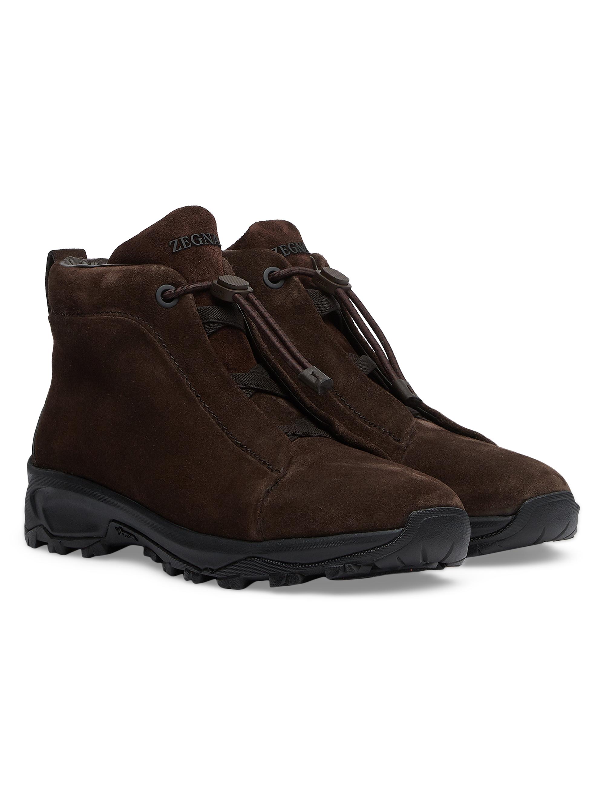 Zegnaショートブーツ　２８cm ZEGNA Suede Triple Stitch Vetta Sneakers | Saks Fifth Avenue