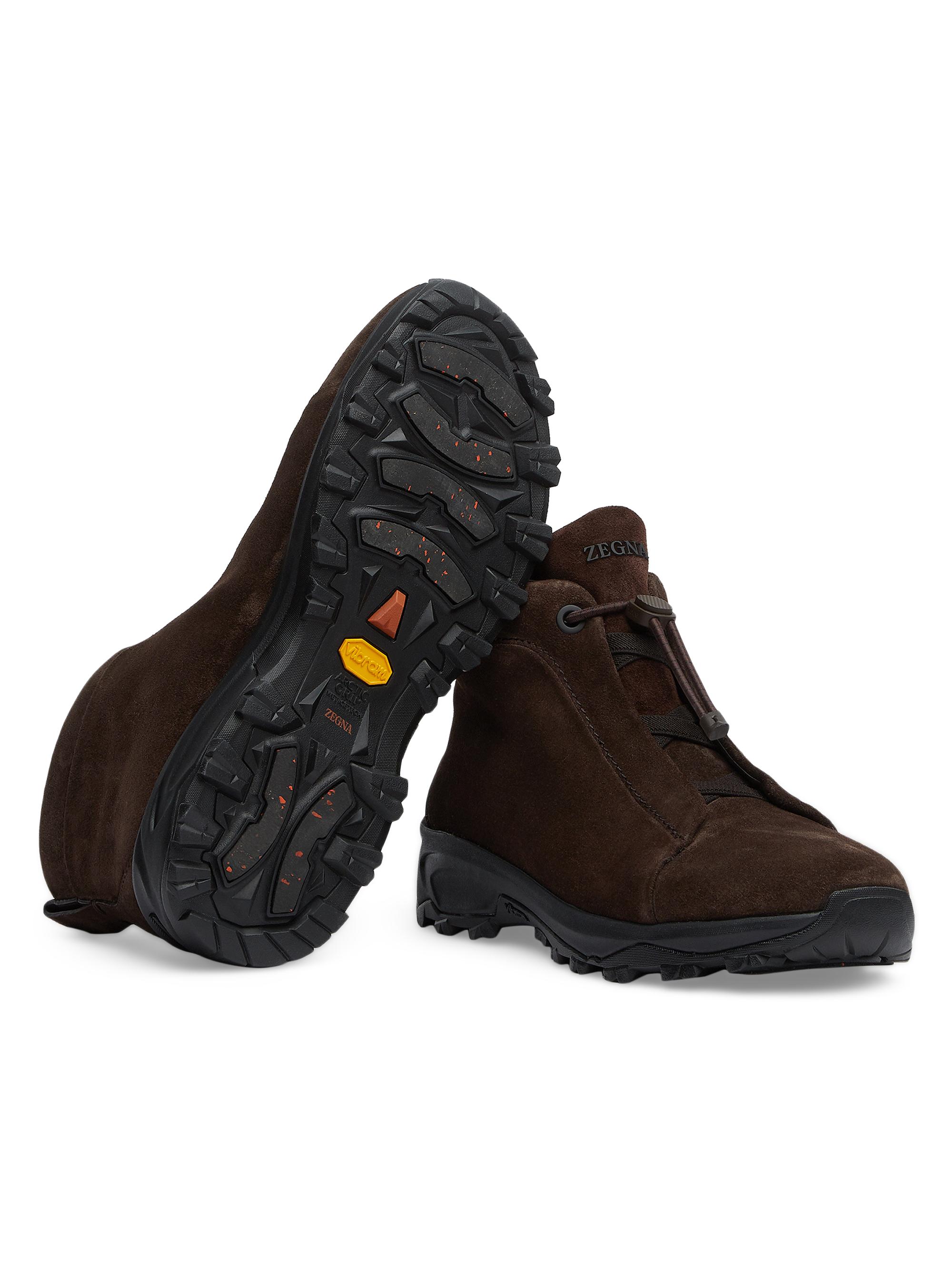 ZEGNA Suede Triple Stitch Vetta Sneakers | Saks Fifth Avenue