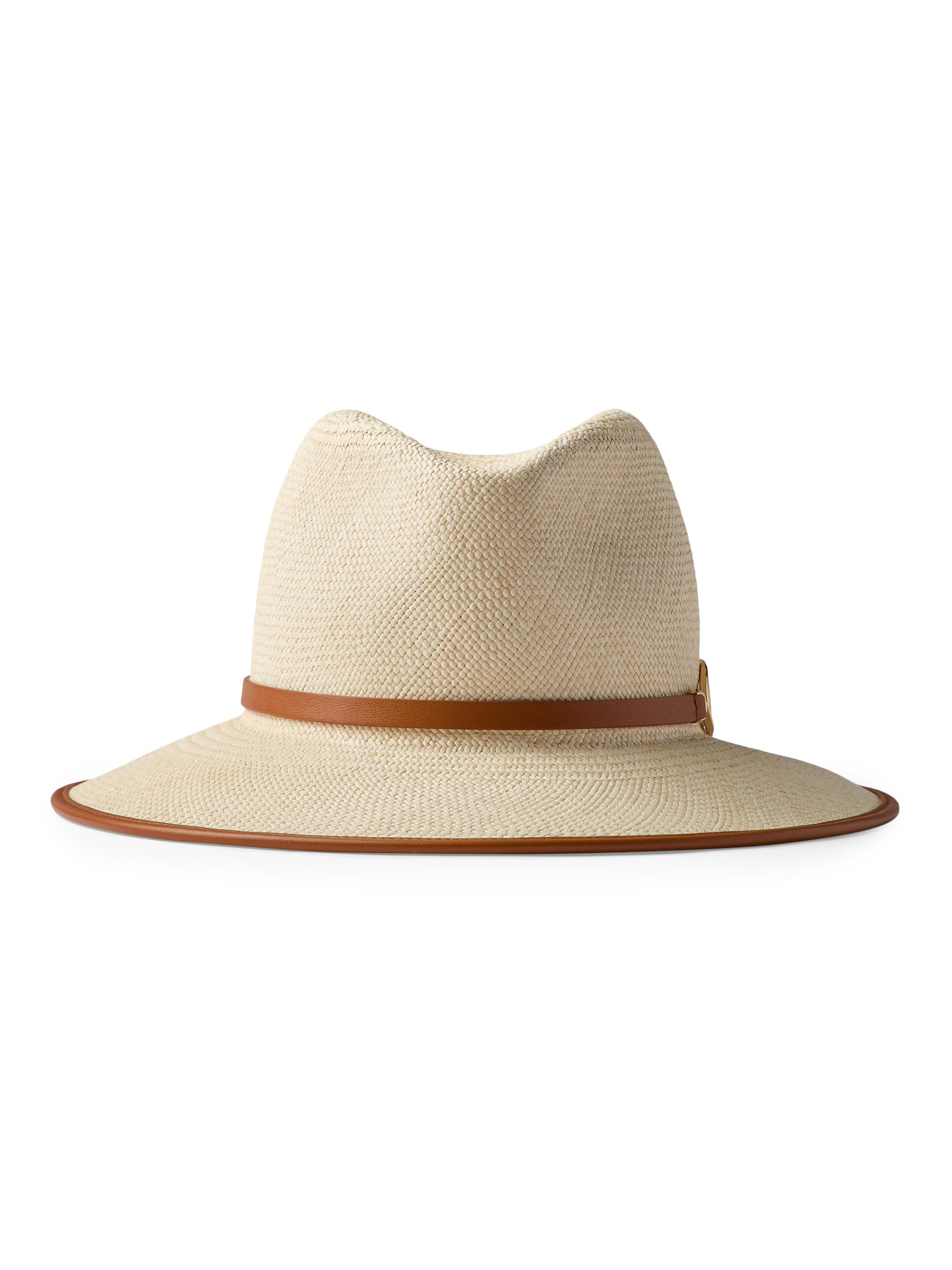Valentino Garavani VLogo The Bold Edition Fedora Straw Hat | Saks