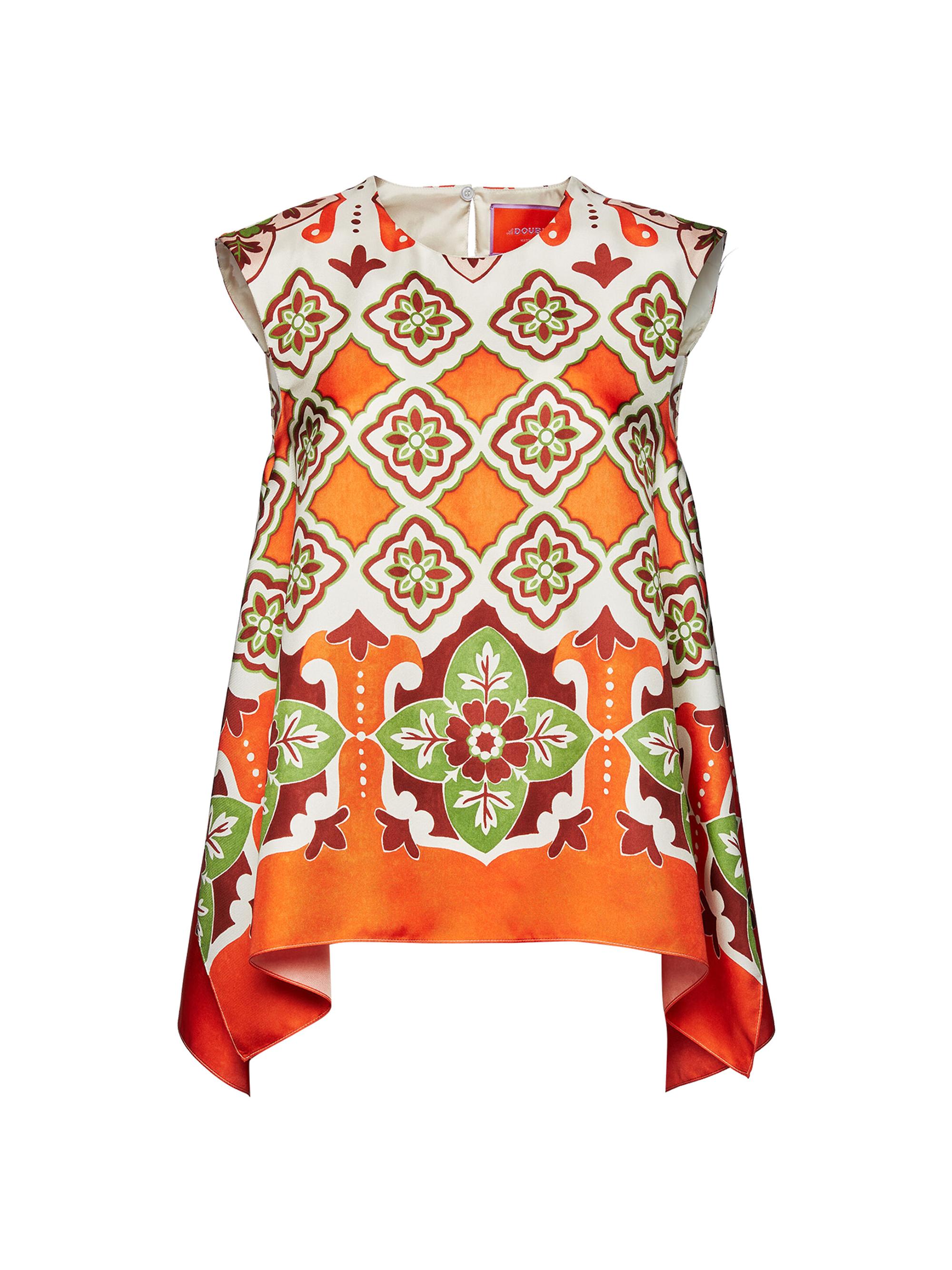 La DoubleJ Women's San Carlo Top - Partenope Placee Orange