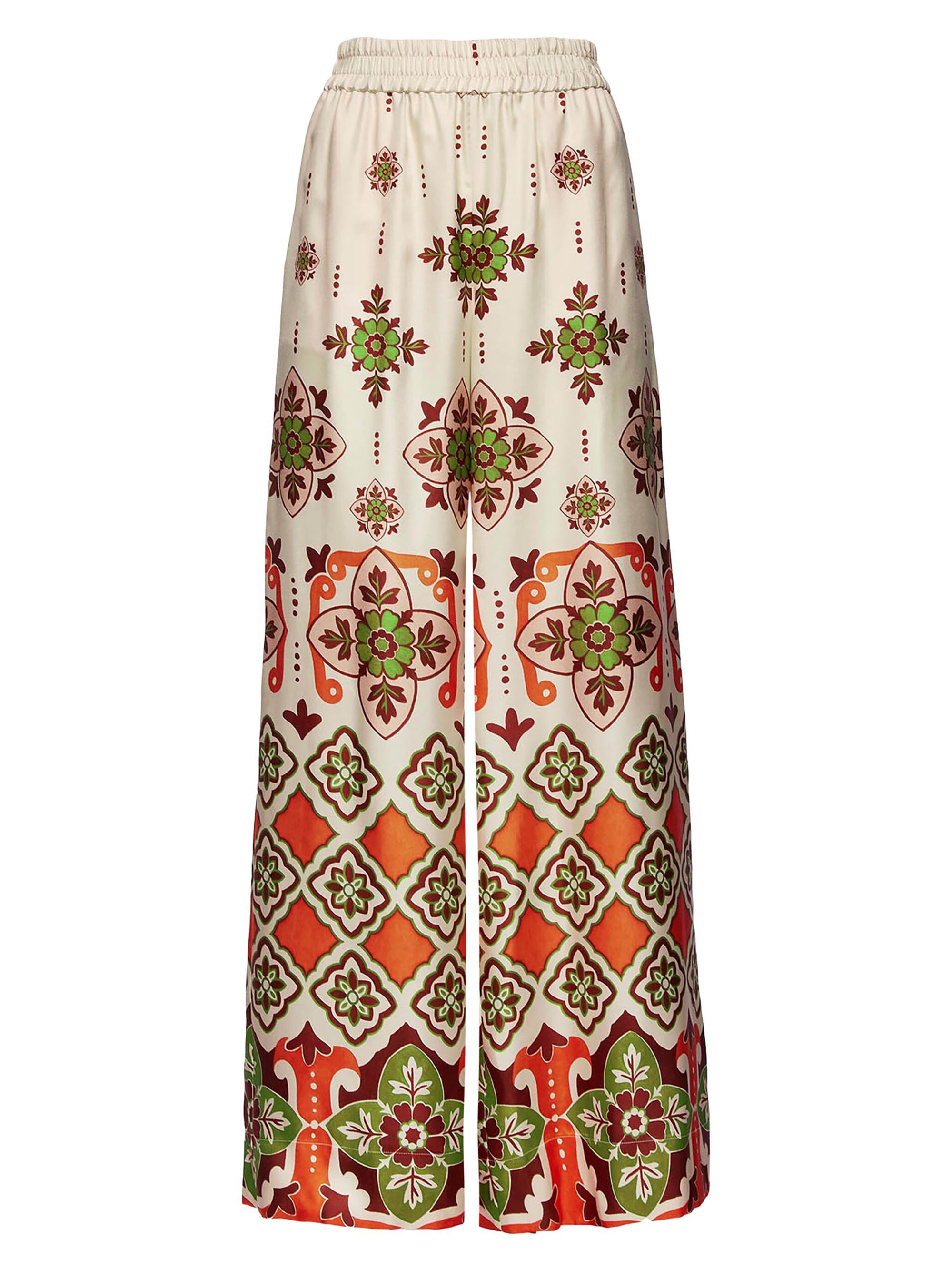 La DoubleJ Women's Palazzo Pants - Partenope Placee Orange