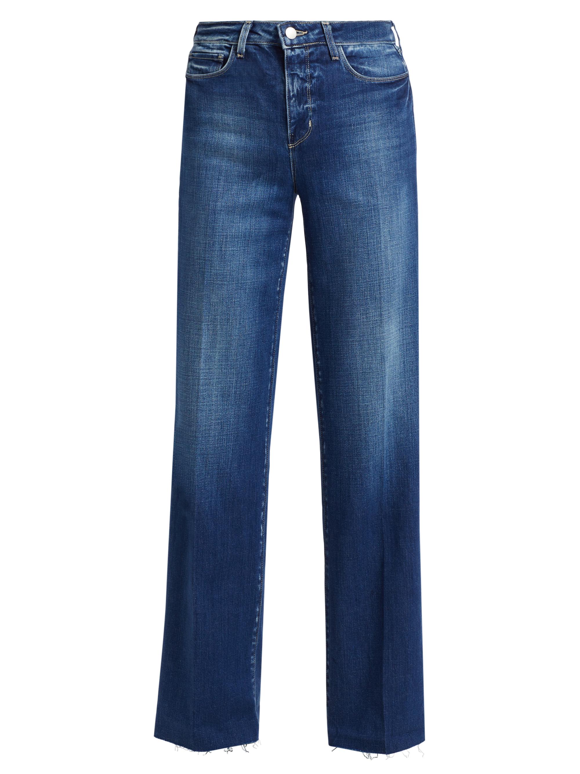 L'AGENCE Women's Scottie High-Rise Wide-Leg Jeans - Desoto