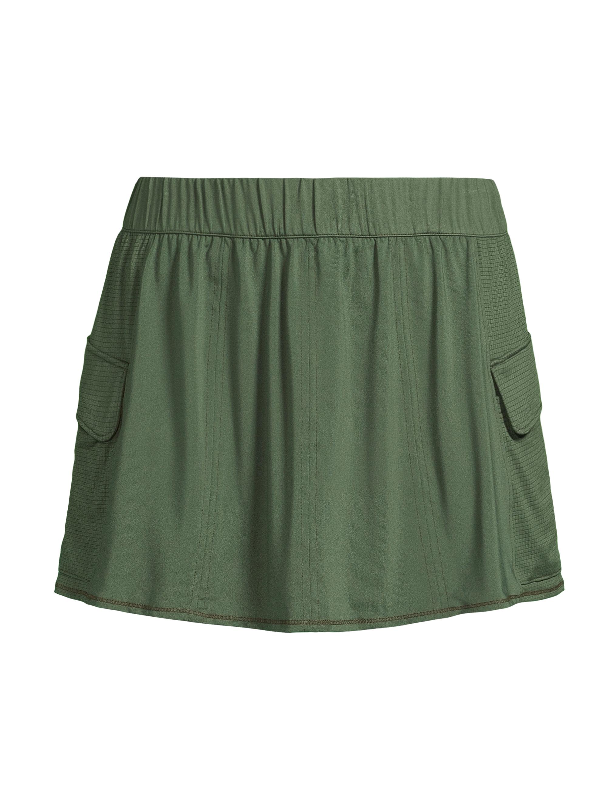 Lucky in Love Women's Caribbean Vibes Cargo Miniskirt - Nori