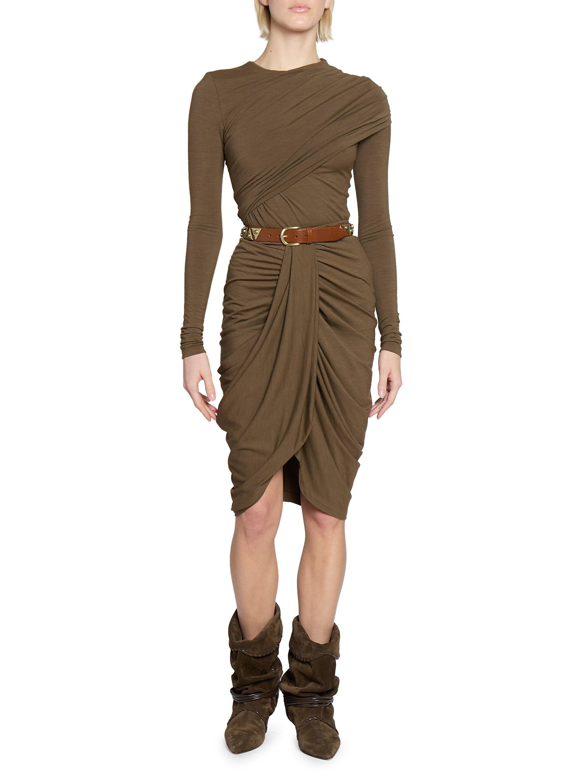 Isabel Marant Veliana Belt Isabel Marant Veliana Calf Leather Studded Belt | Neiman Marcus main image 2