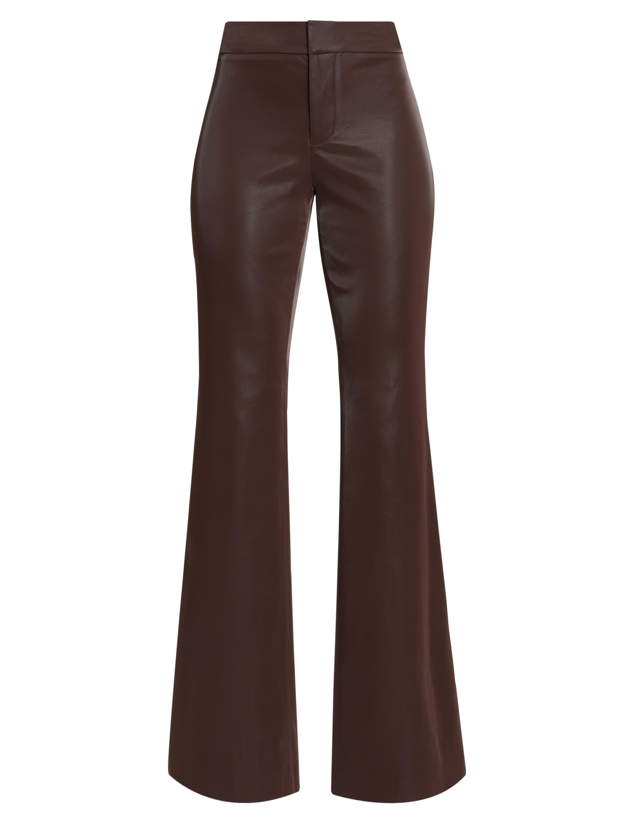 Alice Olivia Andrew Faux Leather Bootcut Pants Saks Fifth Avenue