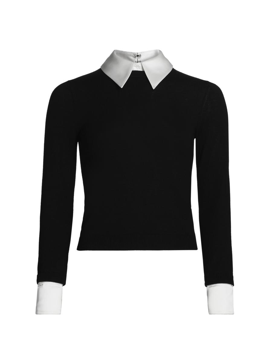 Alice Olivia SALE お洒落すぎるブレザーロンパーブラック London Fashion Week - alice + olivia
