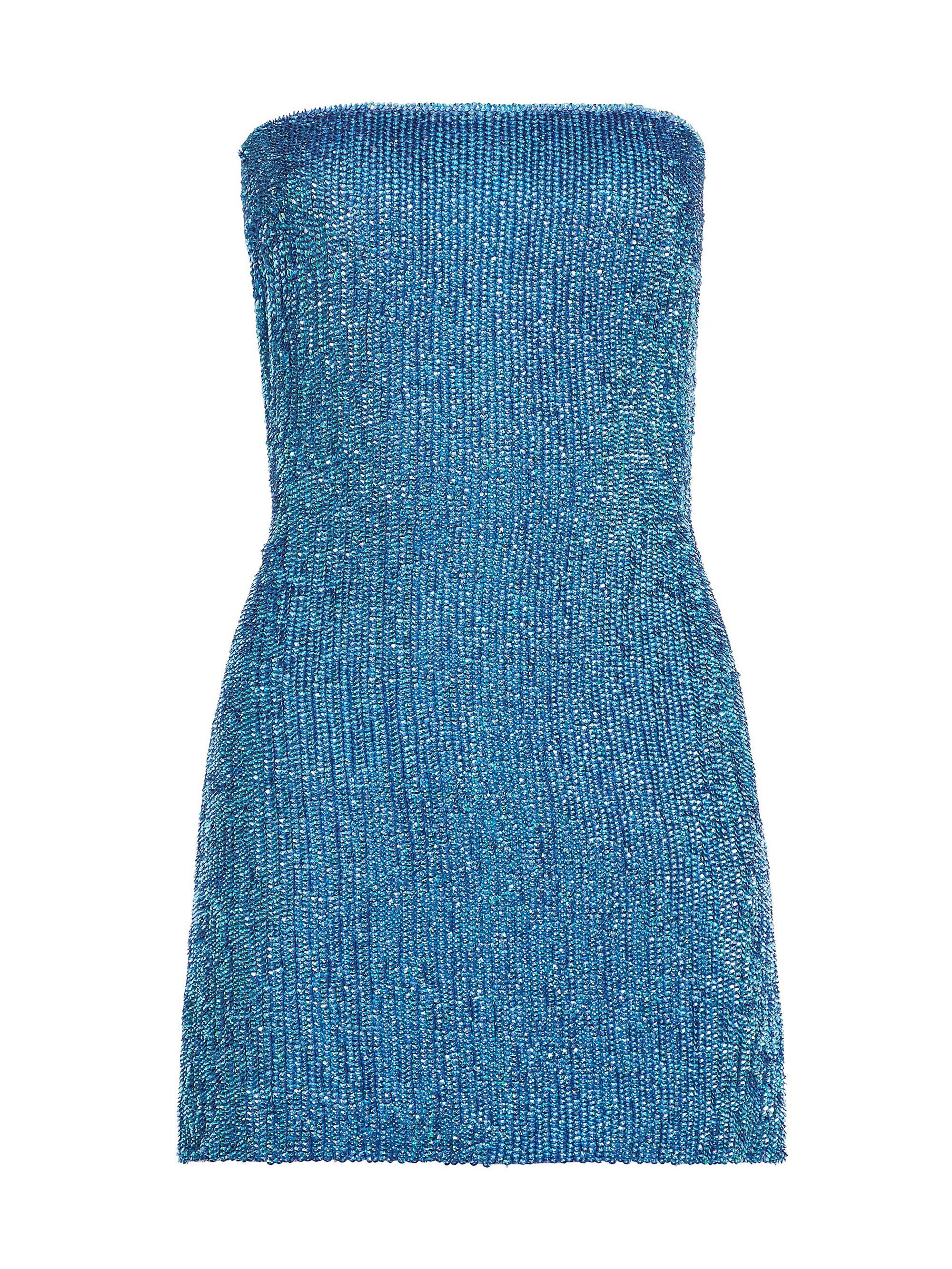 Retrofête Women's Catherine Sequin Dress - Silver Cloud