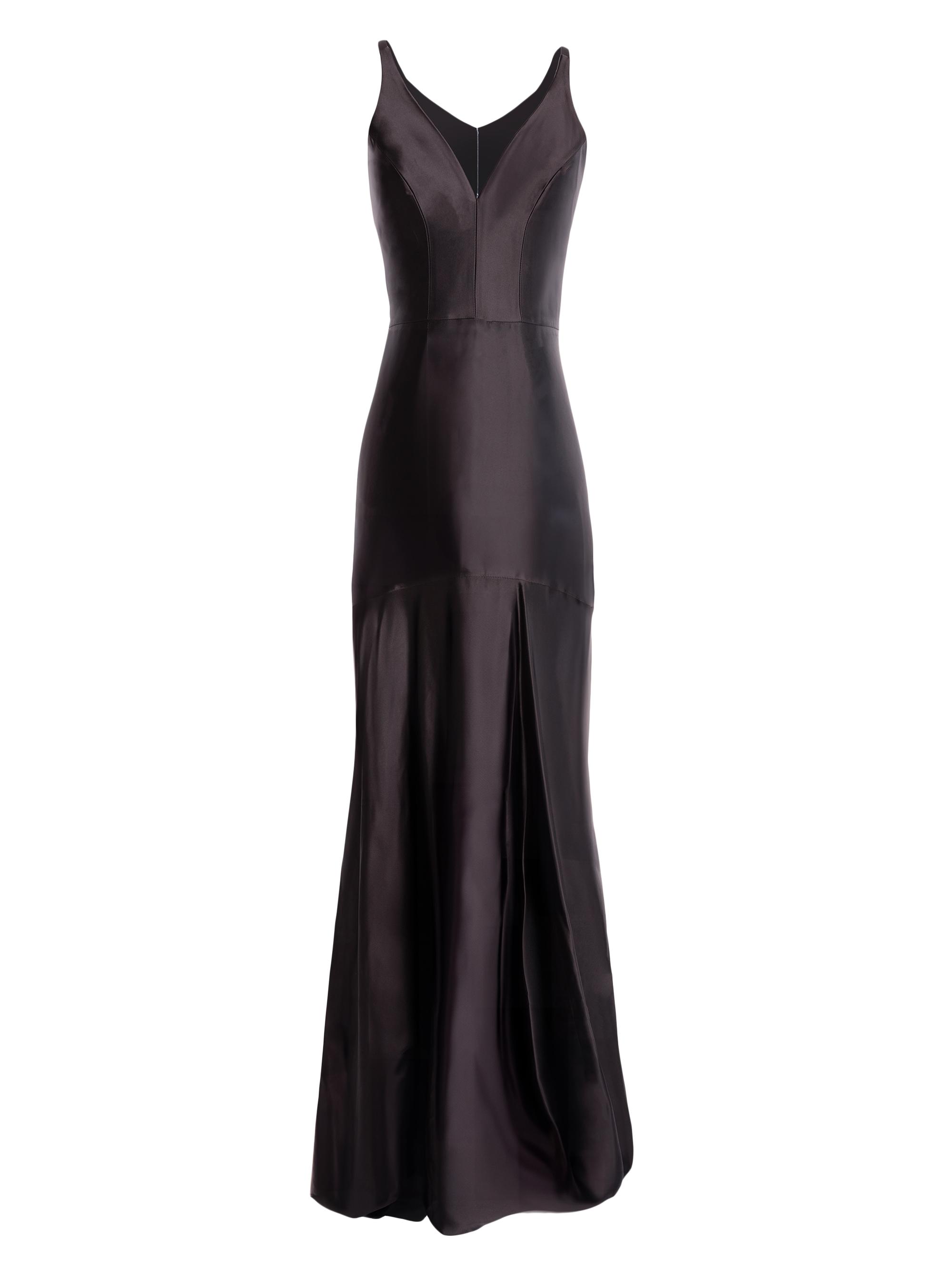 Dress The Population Shirley Seamed Satin Gown Saks Fifth Avenue - Main Image