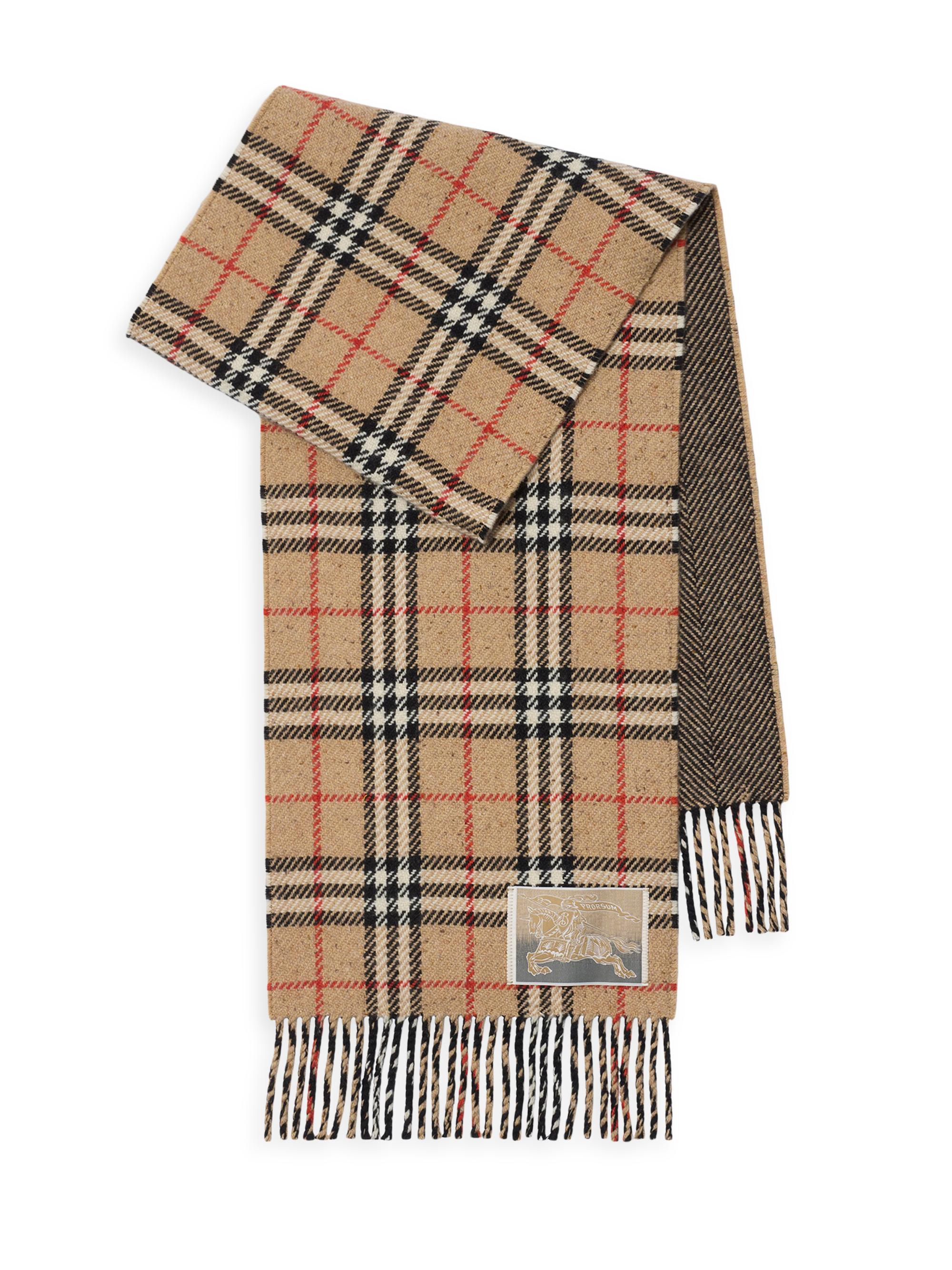 Burberry Wool Heritage Check Scarf Saks Fifth Avenue
