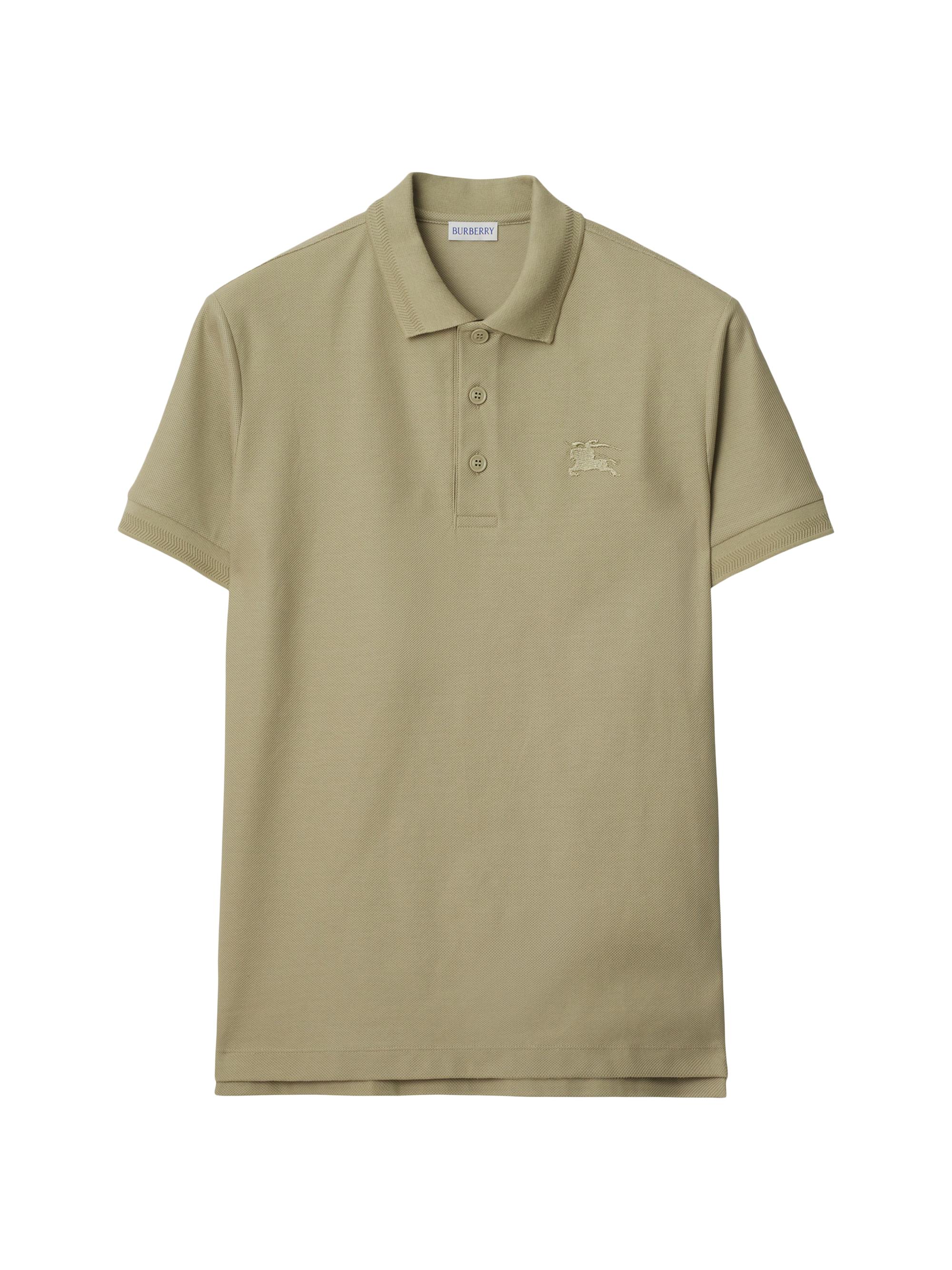 Burberry Men's Eddie EKD Cotton Polo Shirt - Skylark