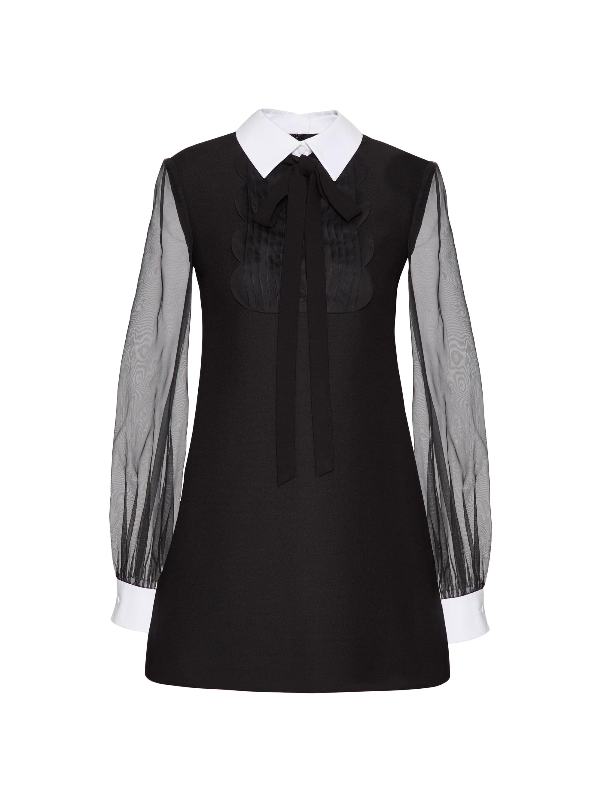 Valentino Garavani Crepe Couture Short Dress | Saks Fifth Avenue