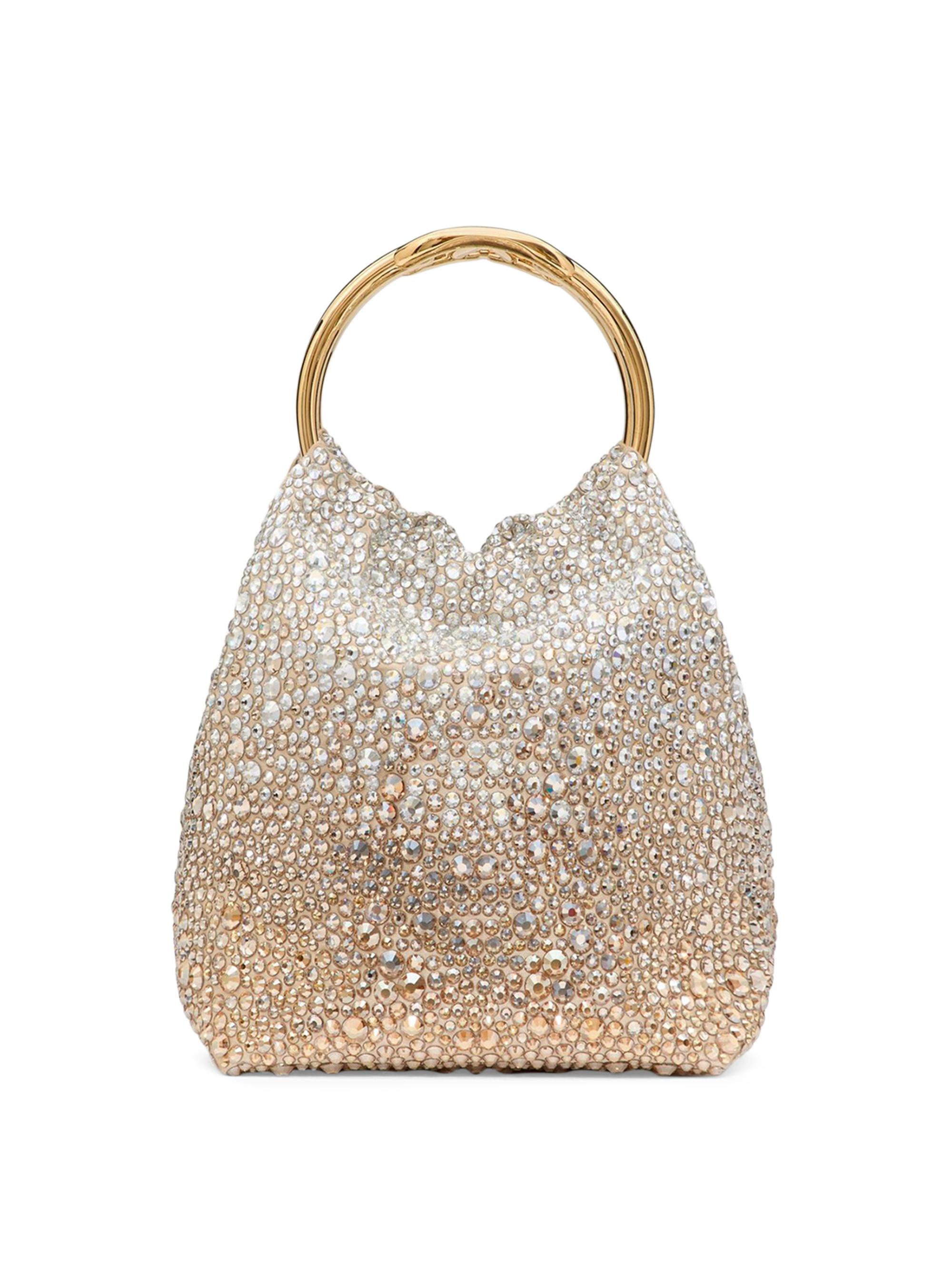 Valentino Garavani Women's Carry Secrets  Embroidered Bucket Bag - Gold