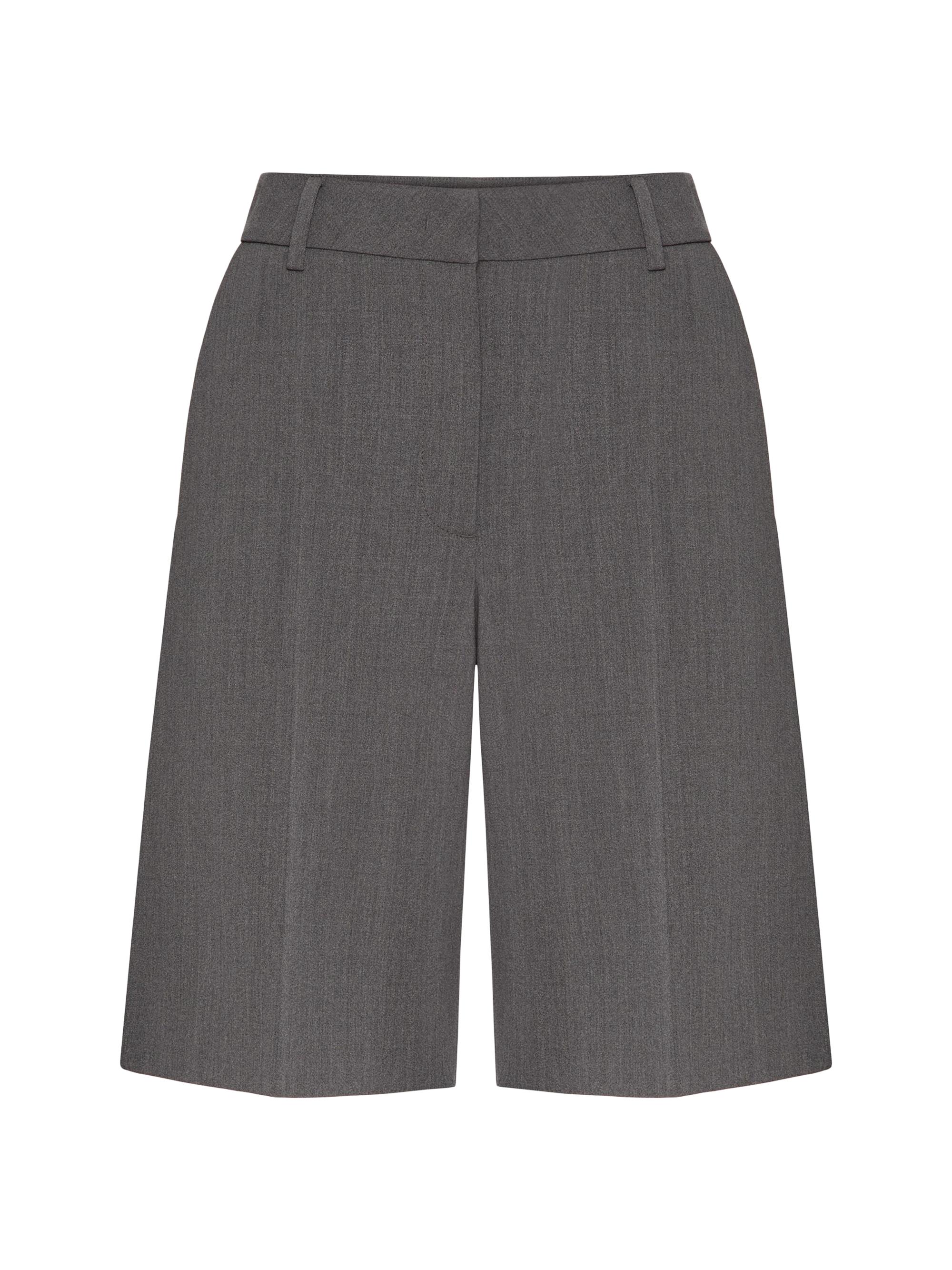 Valentino Garavani Women's Active Gabardine Bermuda Shorts - Grey