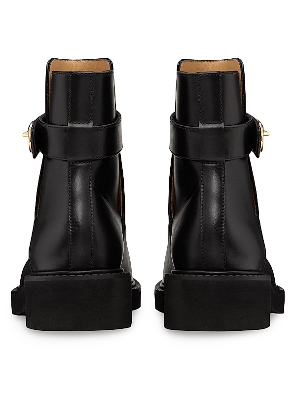 Shop Valentino Garavani VLogo Locker 40MM Calfskin Ankle Shop Valentino Garavani VLogo Locker 40MM Calfskin Ankle