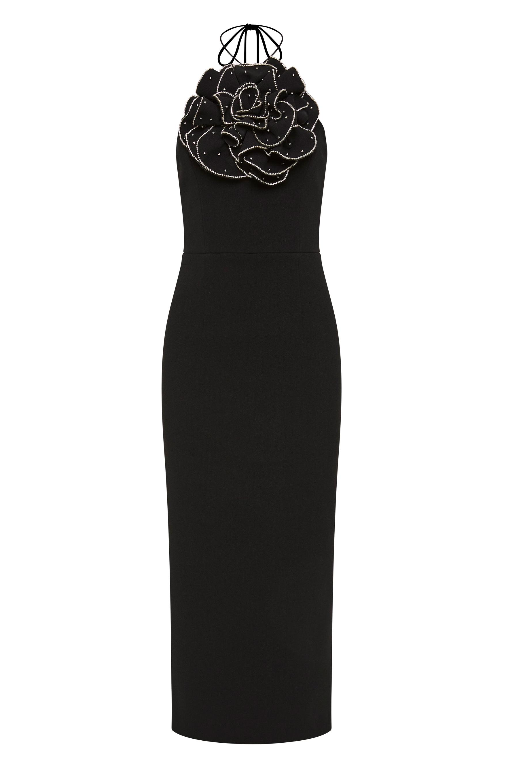 Rebecca Vallance Akari Crystal-Embellished Backless Gown | Saks