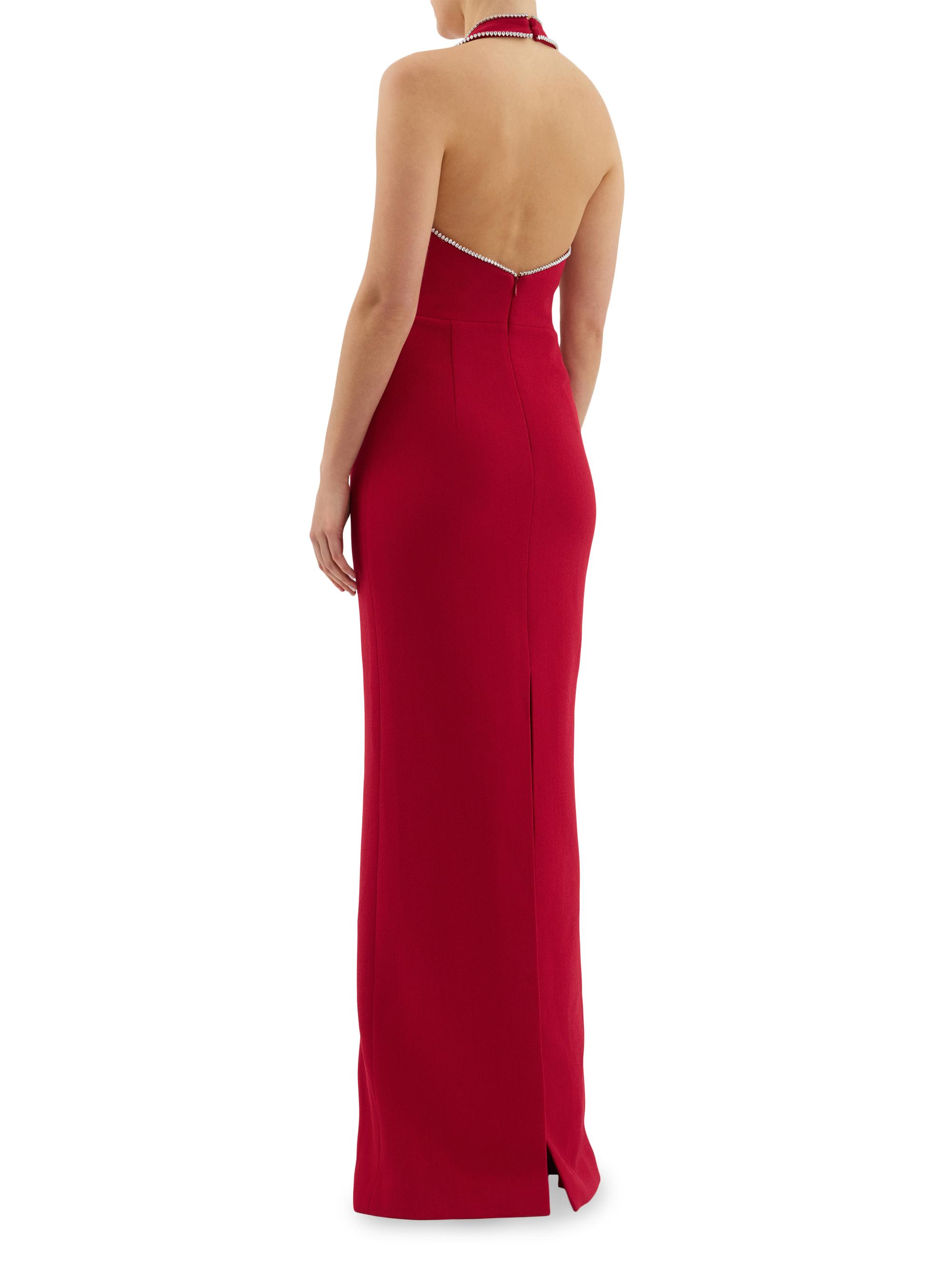 Rebecca Vallance Akari Crystal-Embellished Backless Gown | Saks