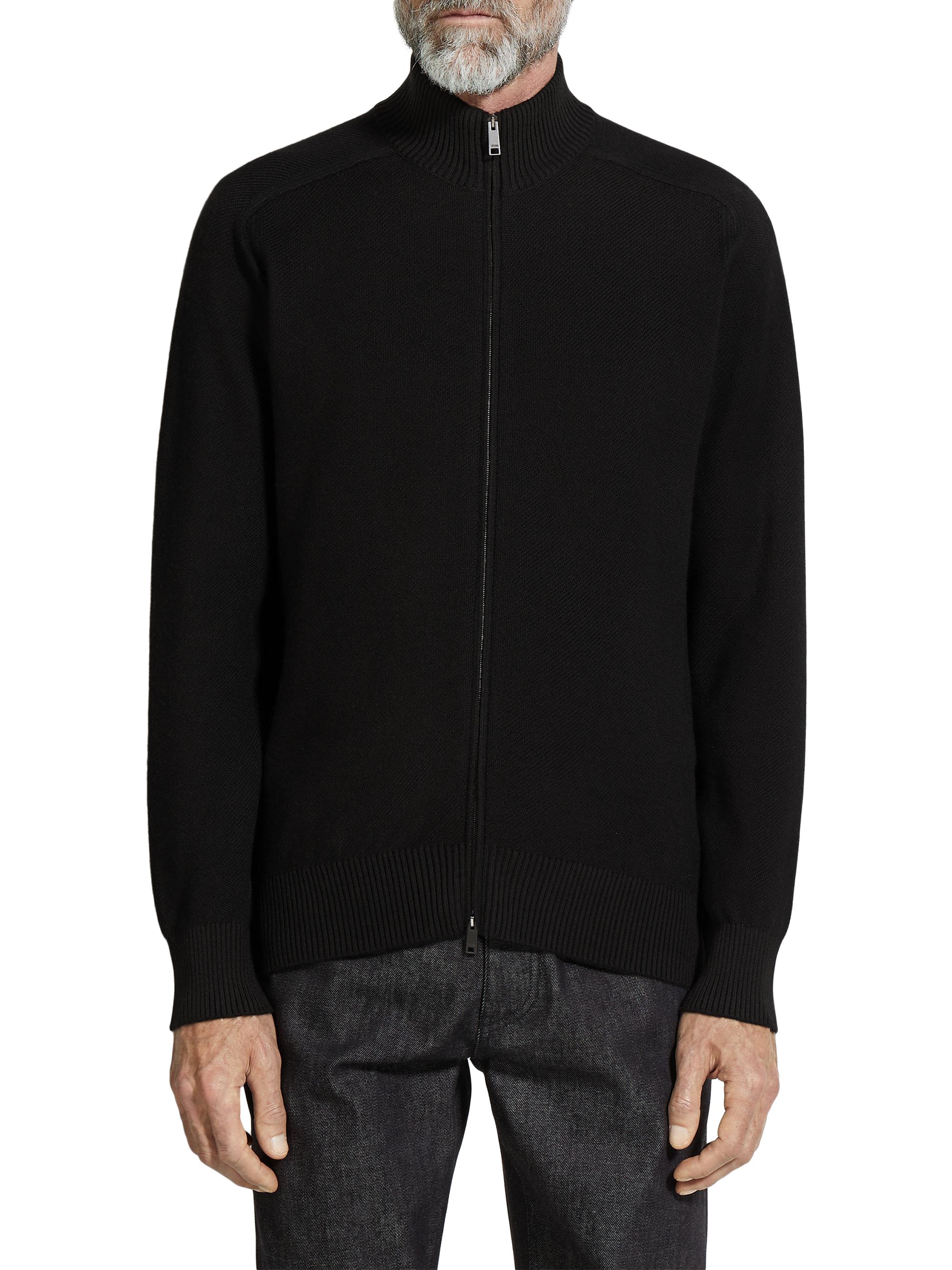 ZEGNA Cashseta Full Zip Cardigan | Saks Fifth Avenue