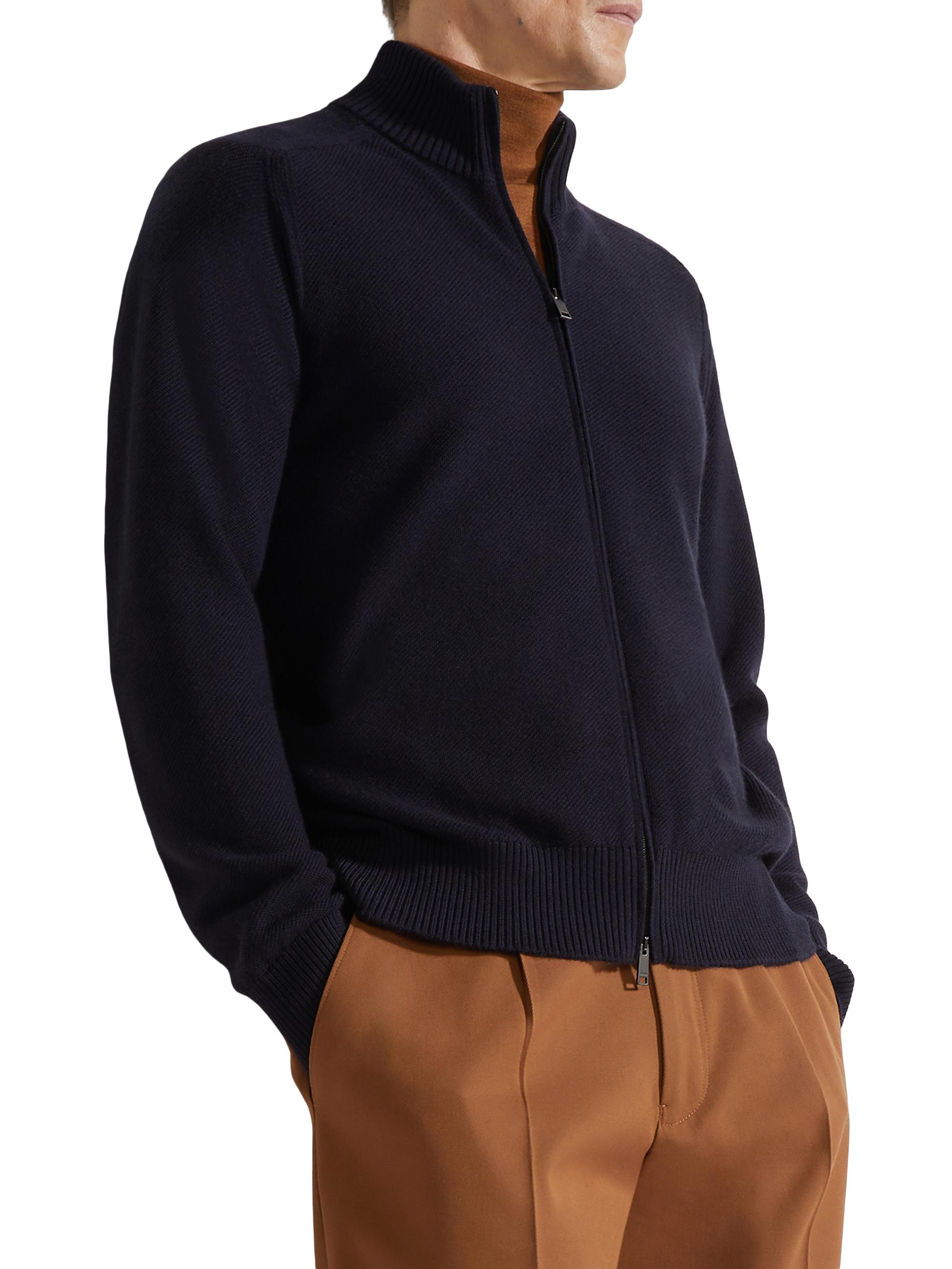 ZEGNA Cashseta Full Zip Cardigan | Saks Fifth Avenue