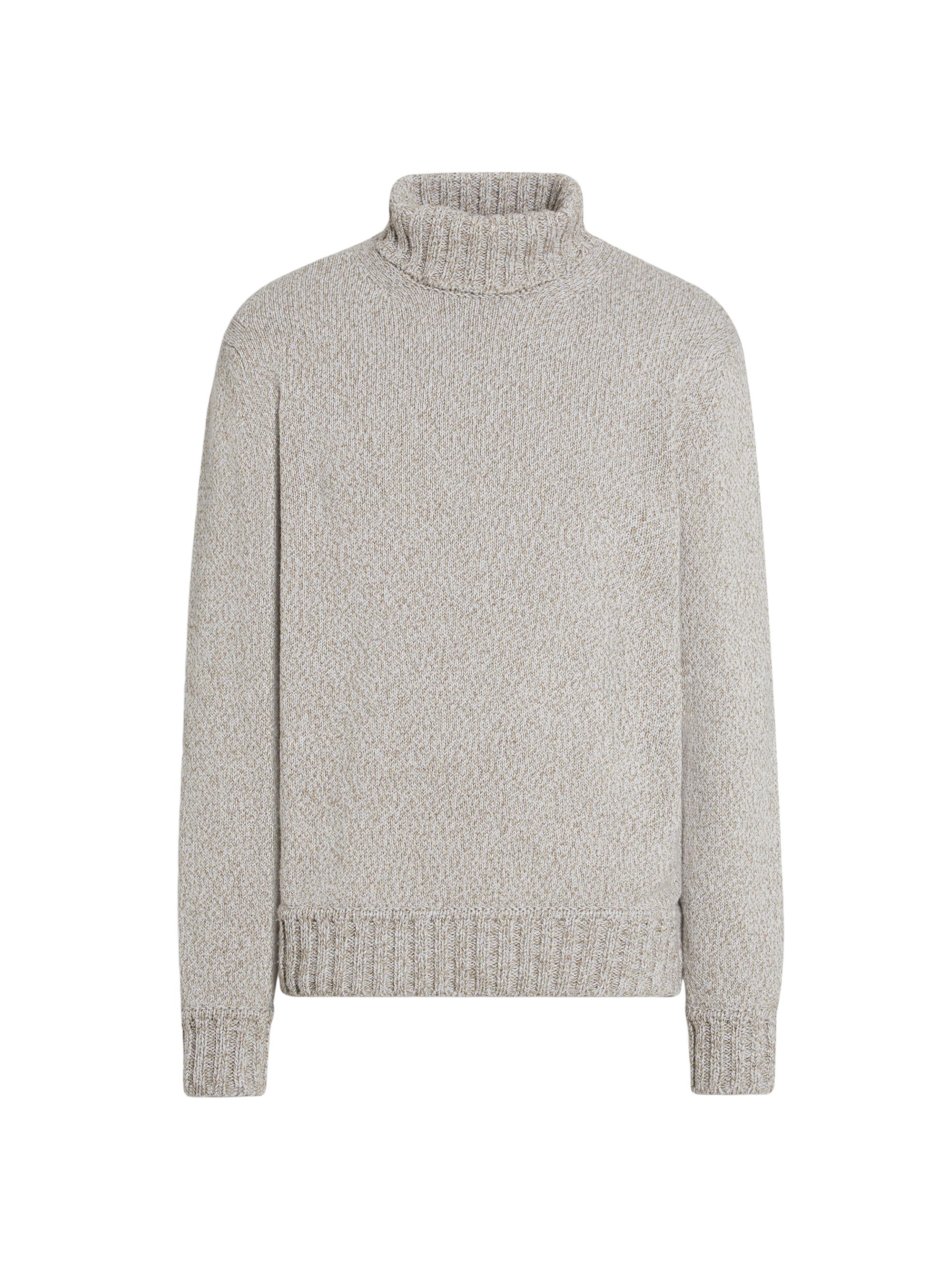 ZEGNA Men's Oasi Cashmere Turtleneck Sweater - Dark Foliage