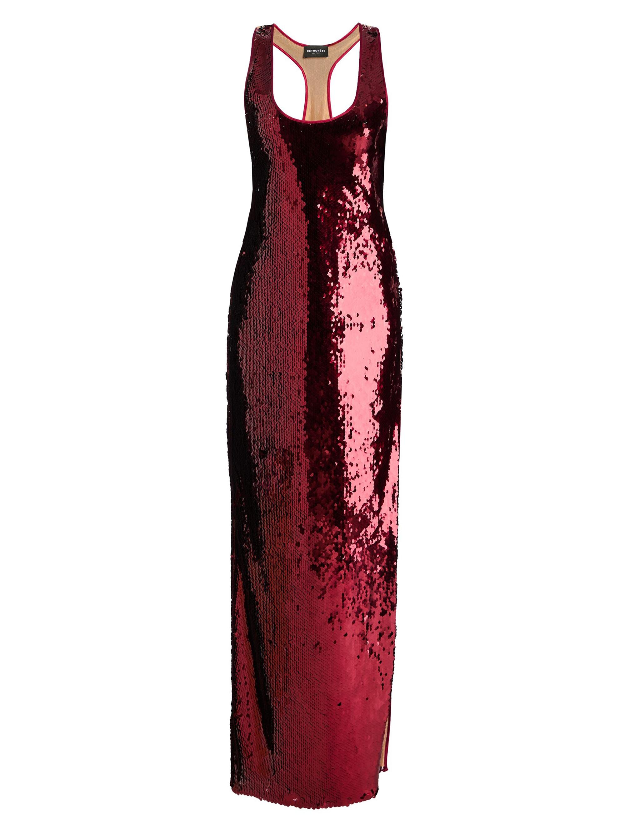 Retrofête Women's Bella Sequin Dress - Port