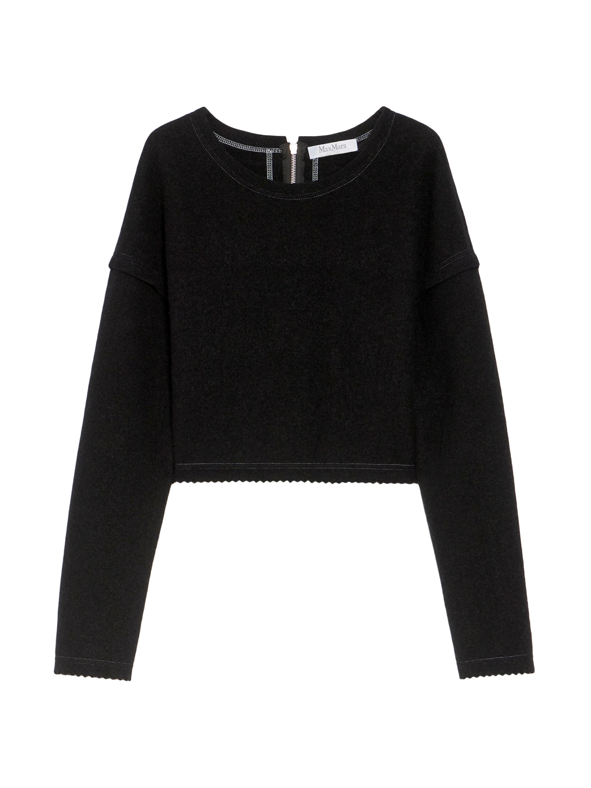 Max Mara Women's Crespo Wool-Cashmere Sweater - Black
