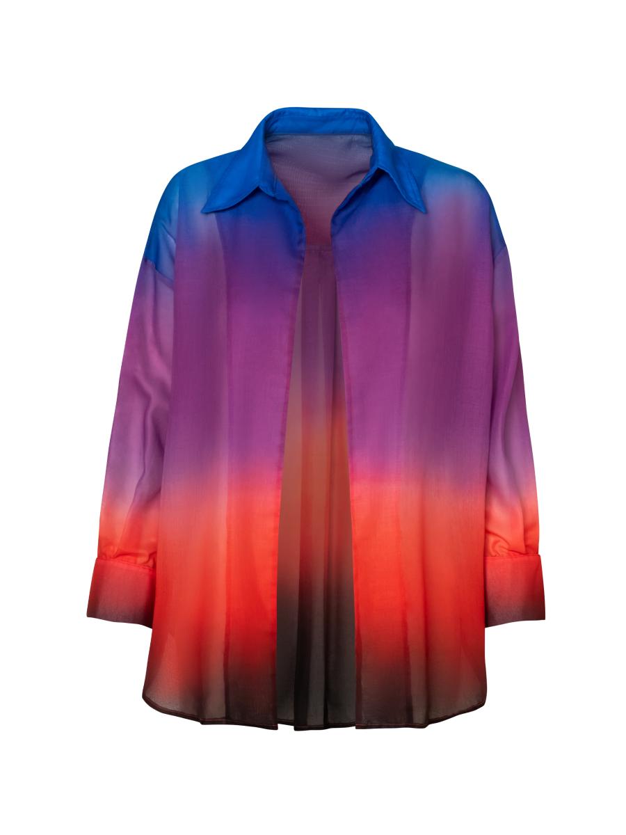 Baobab Women's Islote Lulu Ombré Semi-sheer Shirt