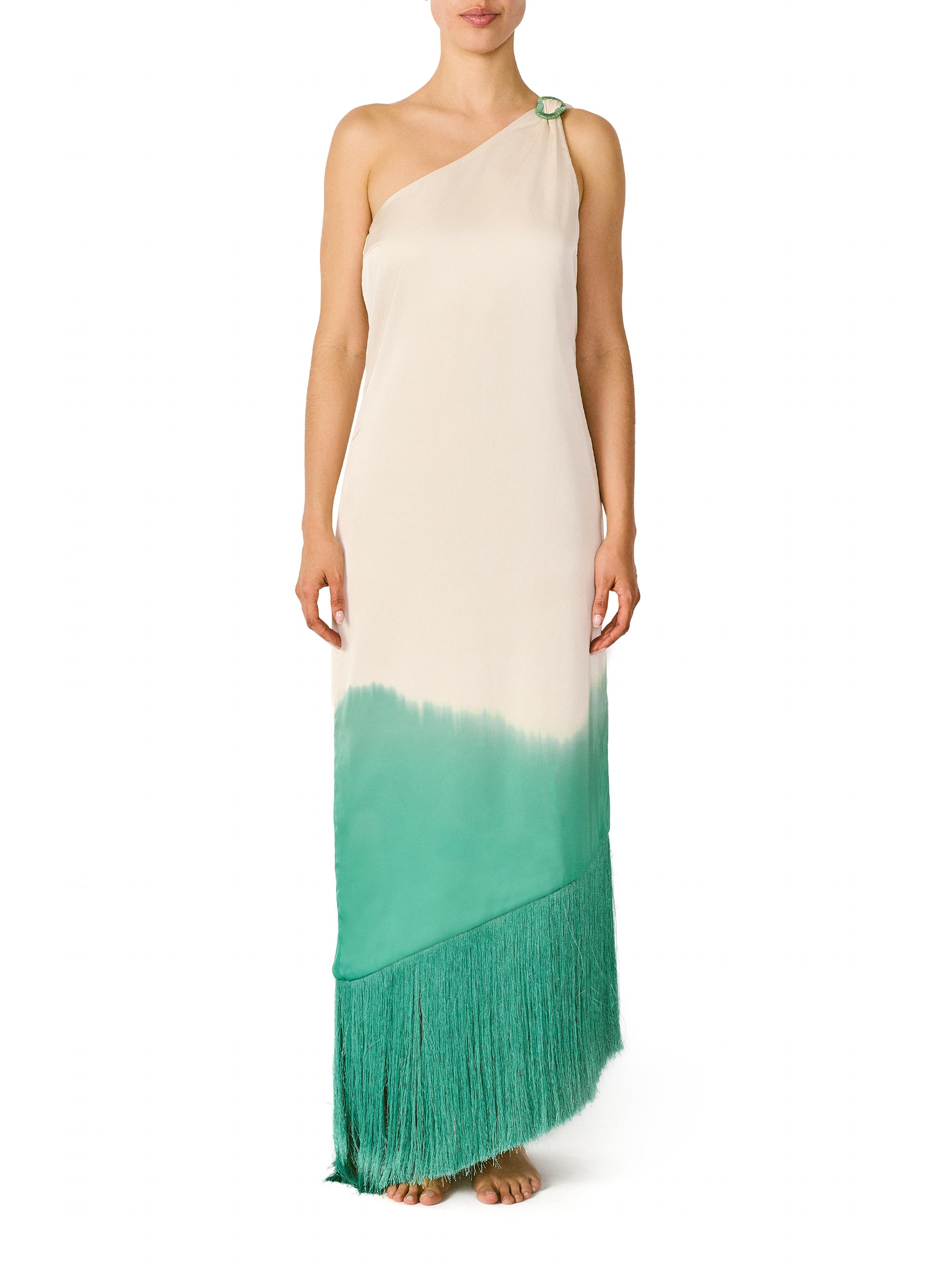 strapless open back dress Ombre One Shoulder Wine Tasting Dress* – Identity Boutique main image 1