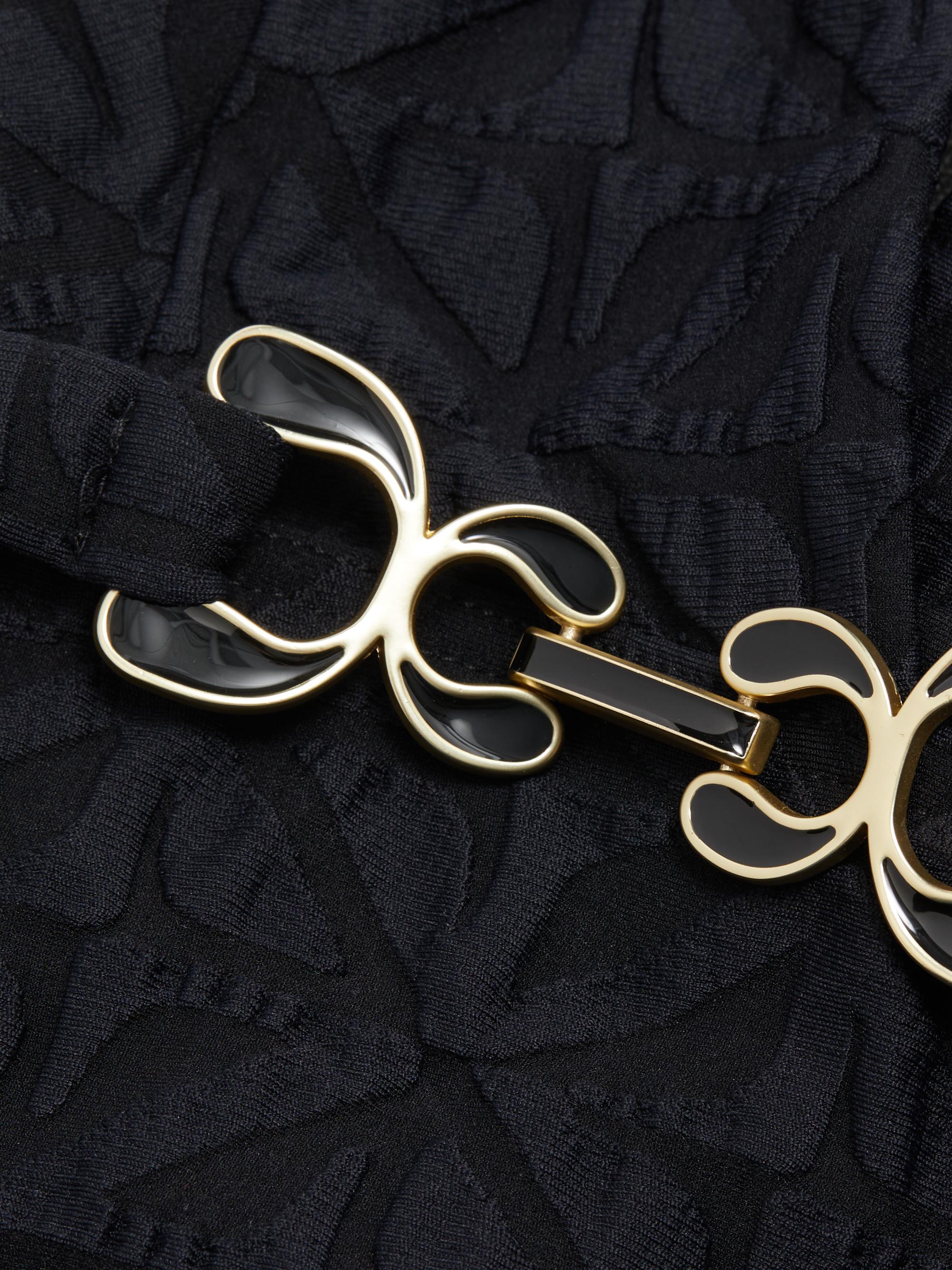 Zimmermann Maxine Monogram Plunge One-Piece Swimsuit | Saks Fifth