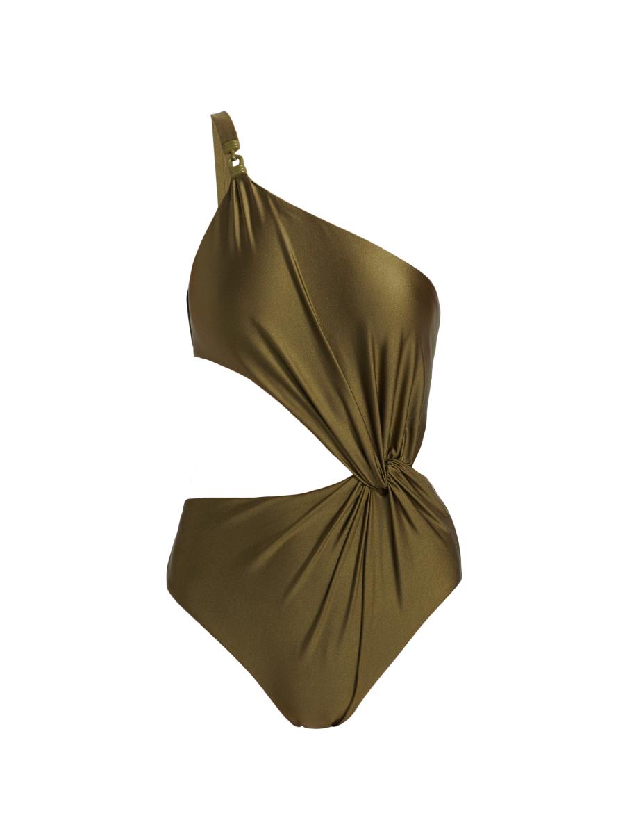 Zimmermann Wylie Twist Cut-Out One-Piece Swimsuit | Saks