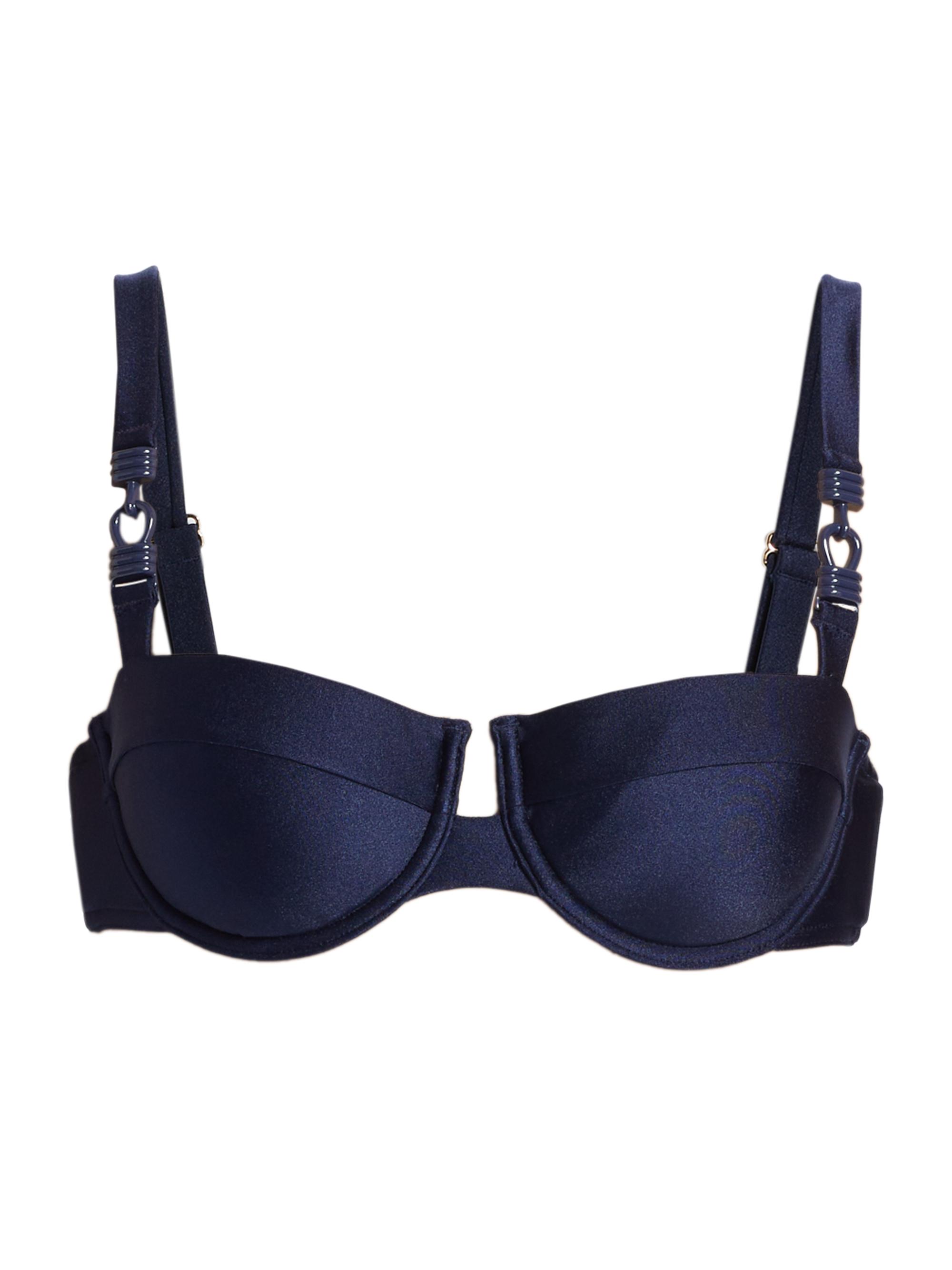 Zimmermann Women's Everley Underwire Balconette Bikini - Navy