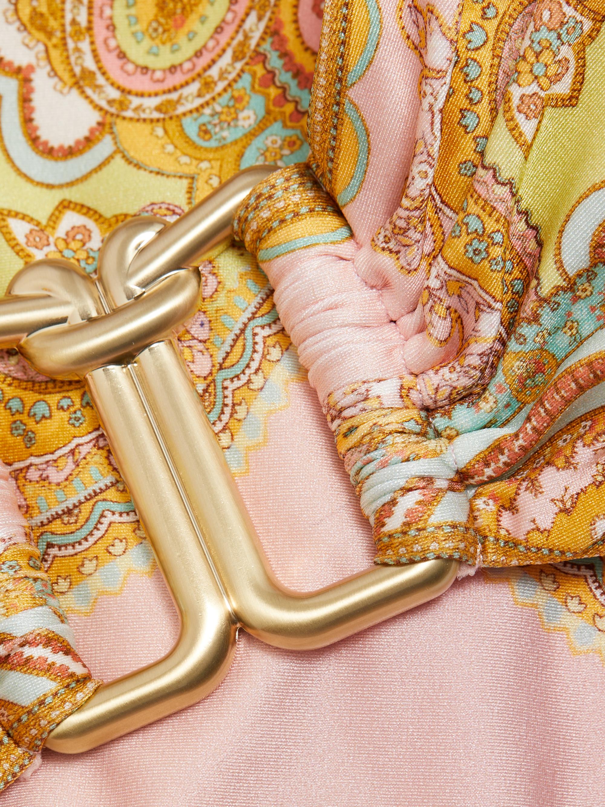 NITRAID オータムゴールド総柄カーゴショーツ34 NITRAIDカーゴパンツ オータムゴールド