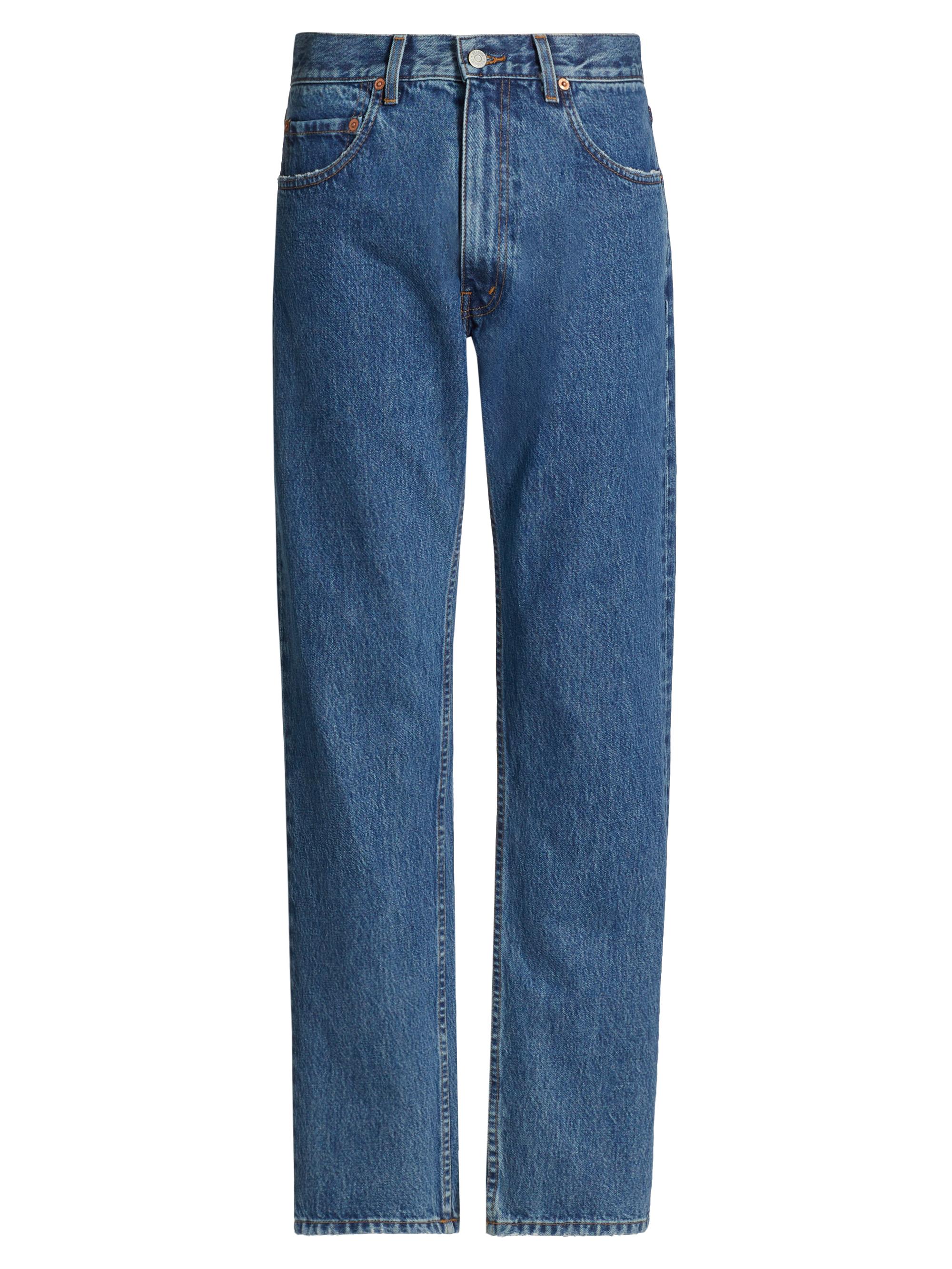 Re/done Women's The Mel High-Rise Straight-Leg Jeans - Stone Blue