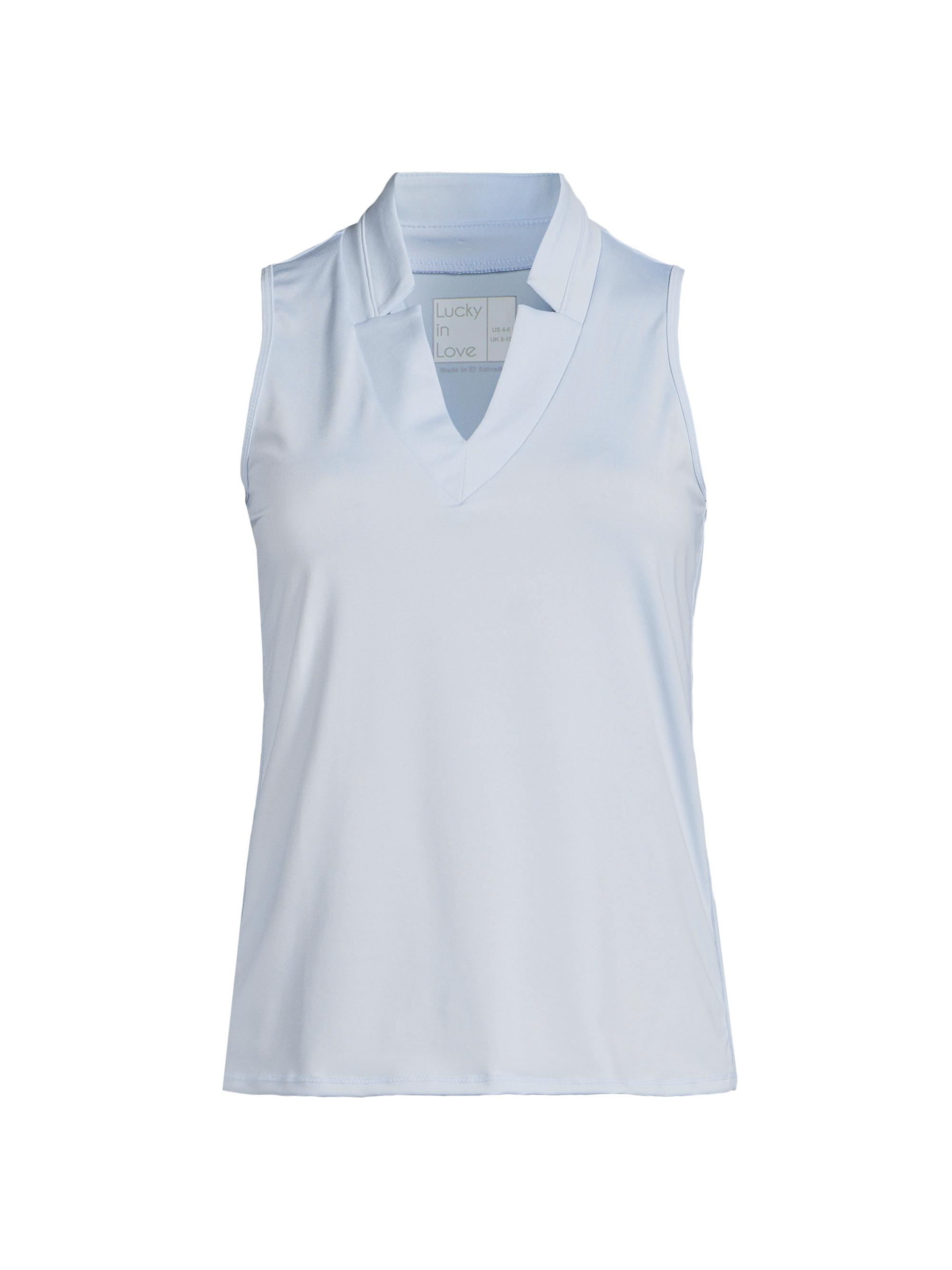 Lucky in Love Women's Steel Going Strong Chi Chi Top - Glacier