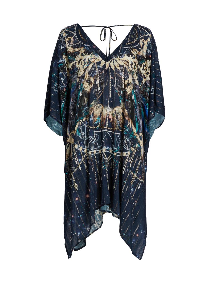 Johnny's - haa Johnny Was Supernova High-Low Kaftan | Saks Fifth Avenue