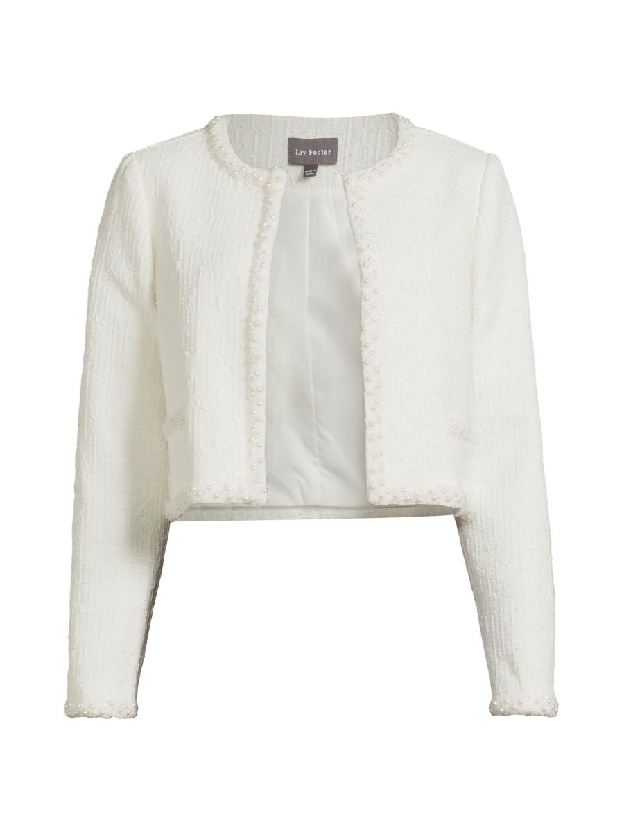Liv Foster Bouclé Jacquard Jacket | Saks Fifth Avenue