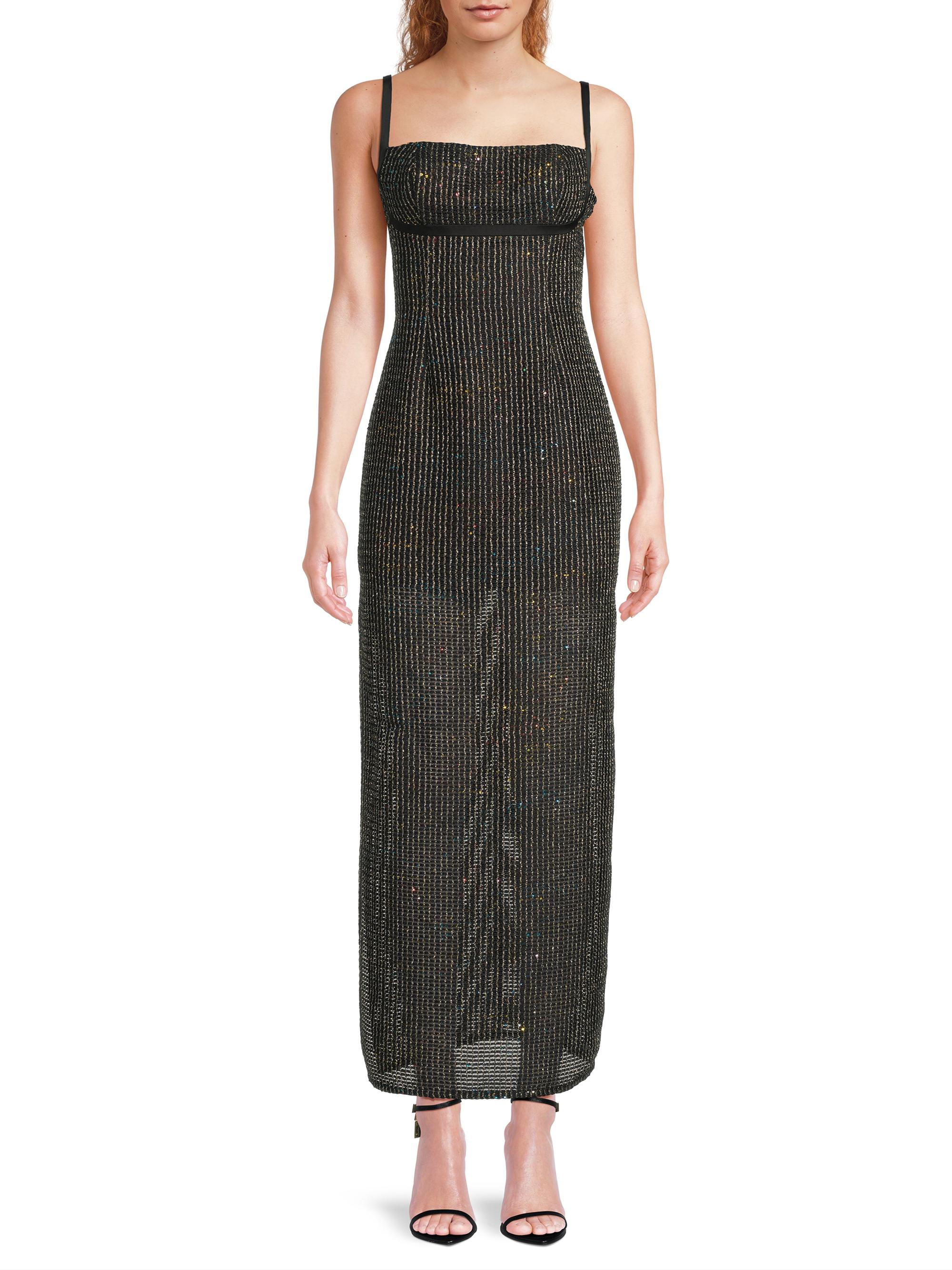 liv foster sequin dress Liv Foster Cowl-Neck Abstract-Print Sequin Mini Dress