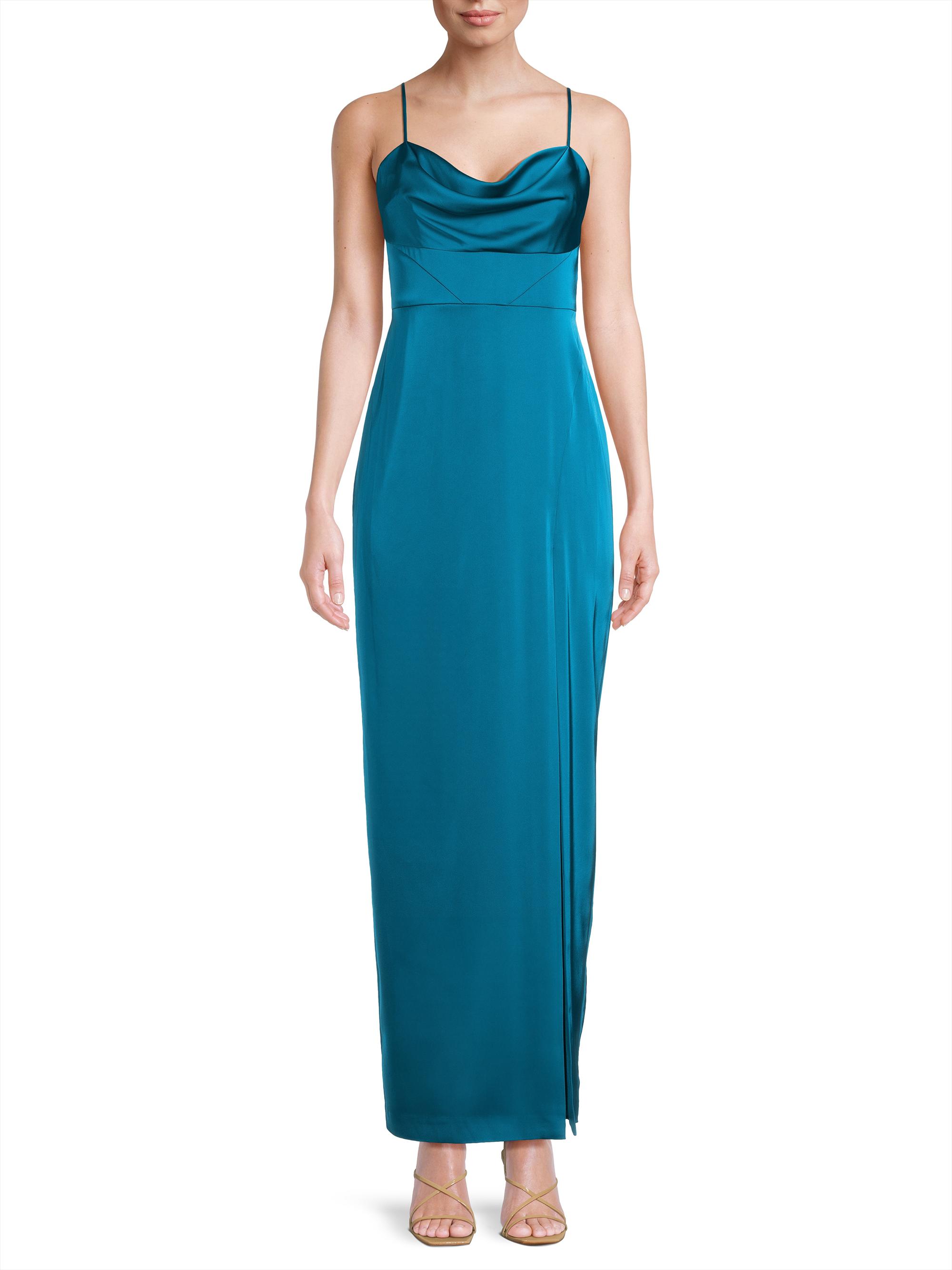 Liv Foster Ciara Stretch-Satin Column Gown | Saks Fifth Avenue