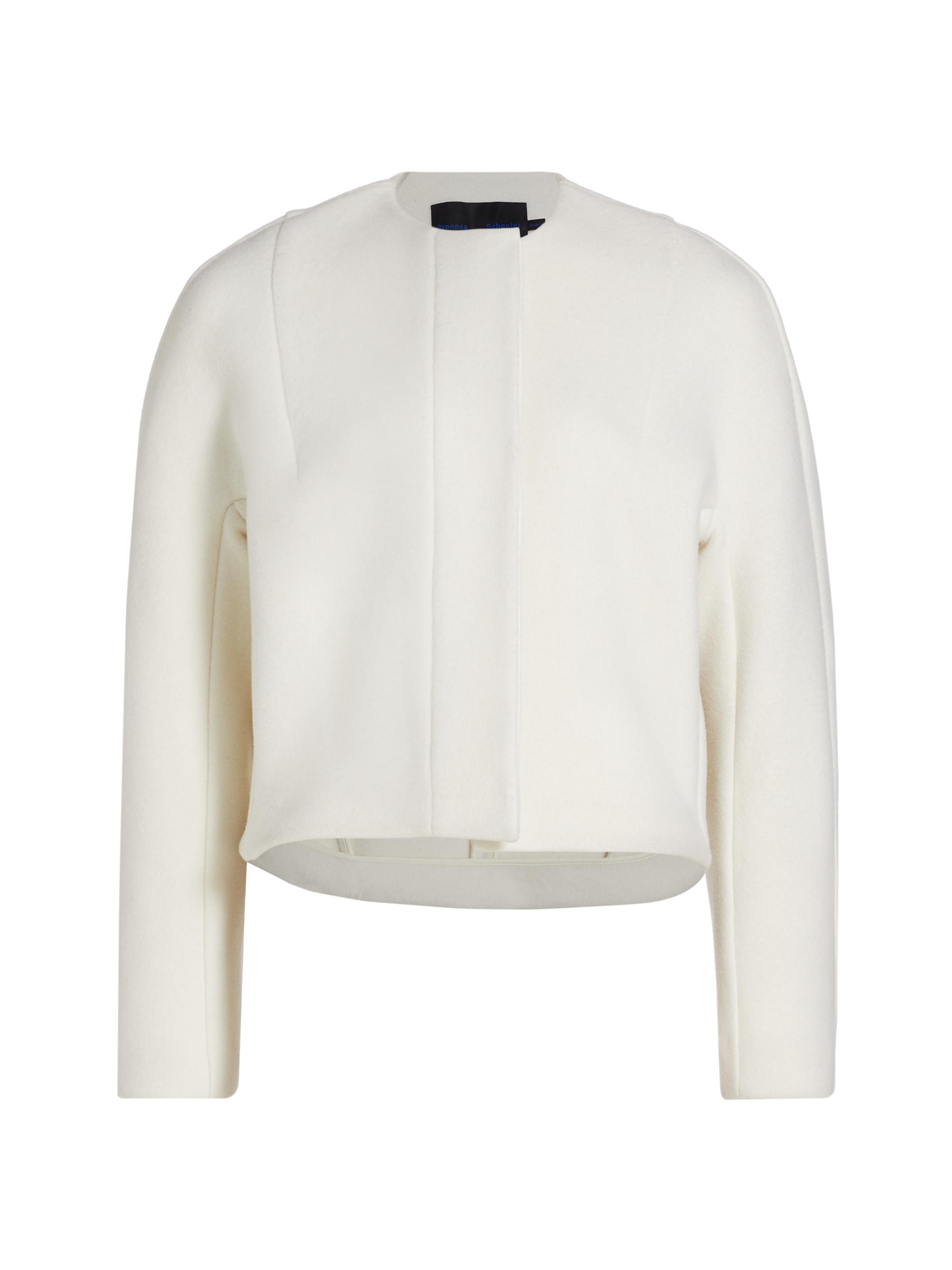 Proenza Schouler Women's Mona Double-Faced Wool Jacket - Ecru