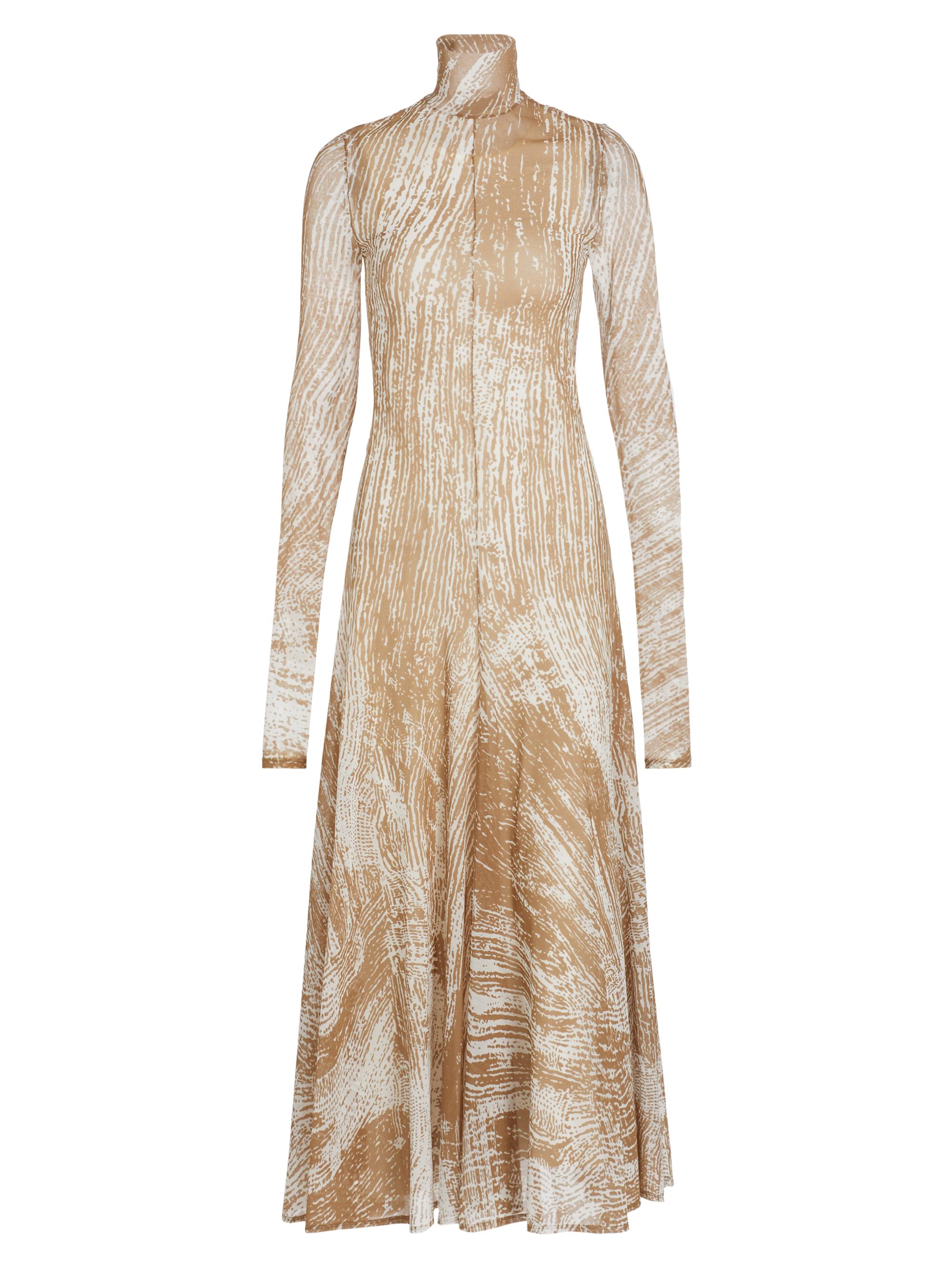 Proenza Schouler Gemma Printed Stretch Tulle Maxi Dress | Saks