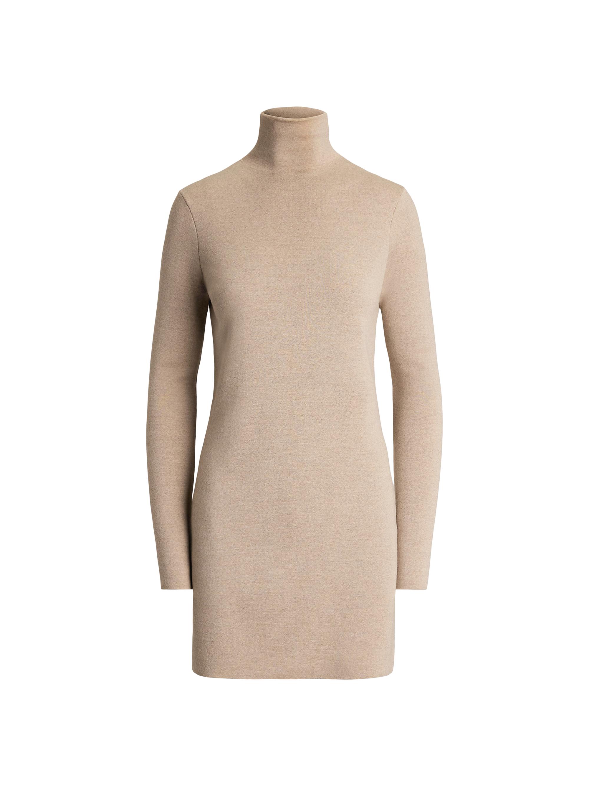 Ralph Lauren Collection Women's Turtleneck Wool Tunic Top - Mineral Melange